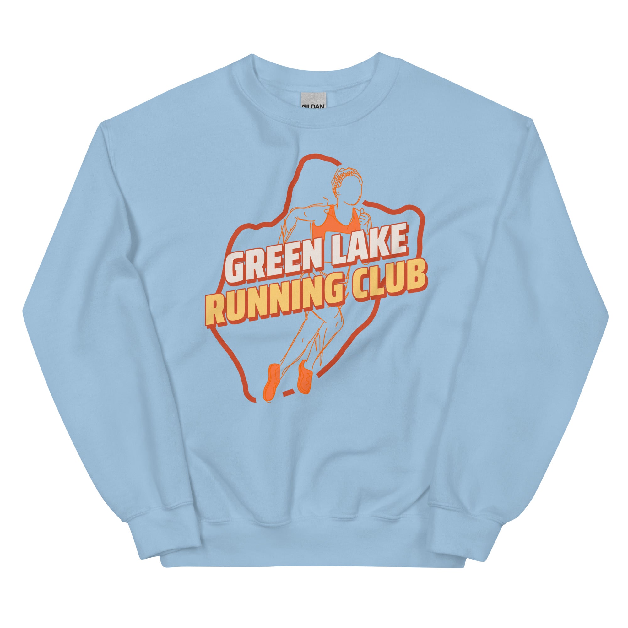 Running Club Crew Neck Sweatshirt - Green Lake | Seattle, WA
