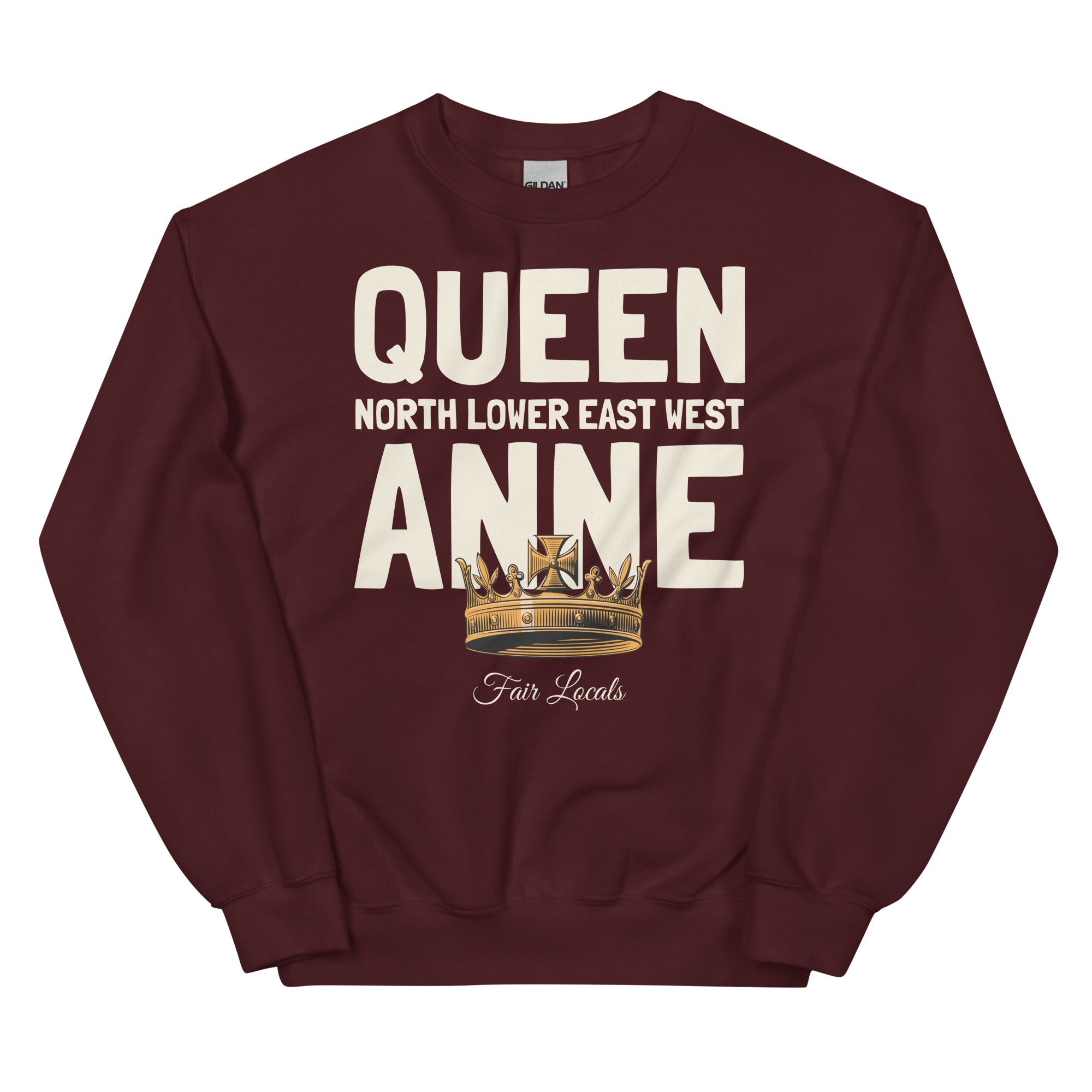 The Crown Crew Neck Sweatshirt - Queen Anne | Seattle, WA