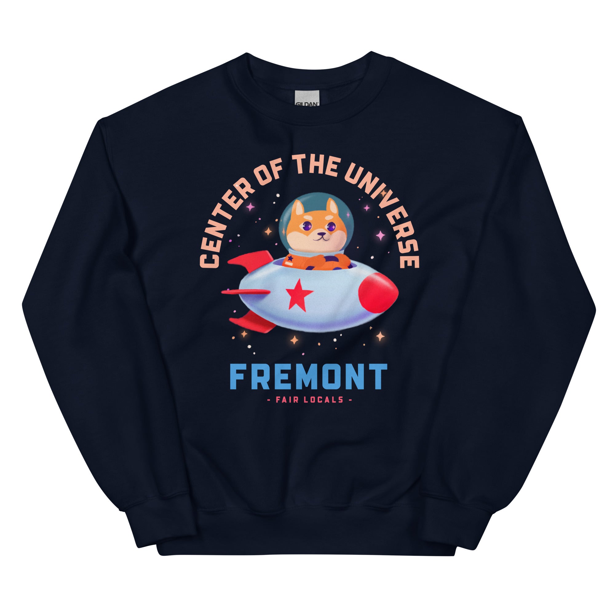 Center of the Universe Crew Neck Sweatshirt - Fremont | Seattle, WA
