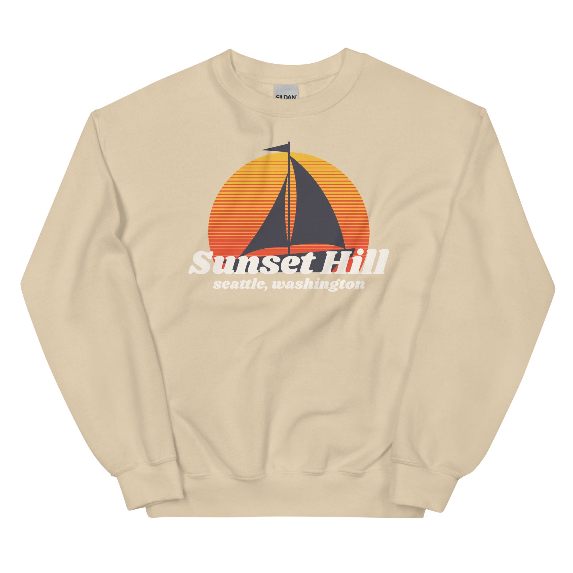 Sundown Crew Neck Sweatshirt - Sunset Hill | Seattle, WA