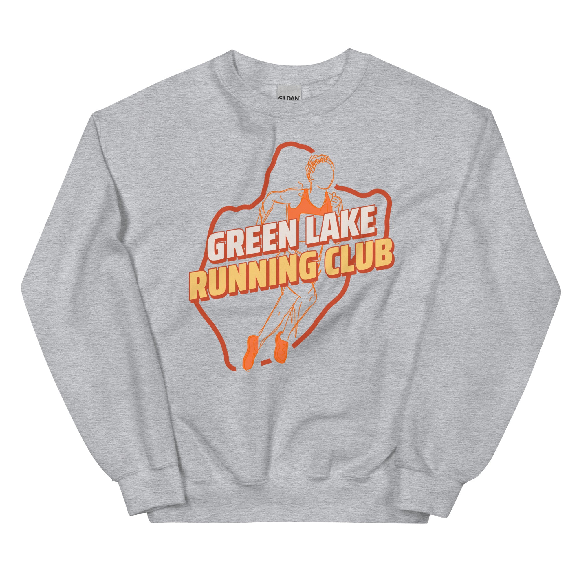 Running Club Crew Neck Sweatshirt - Green Lake | Seattle, WA