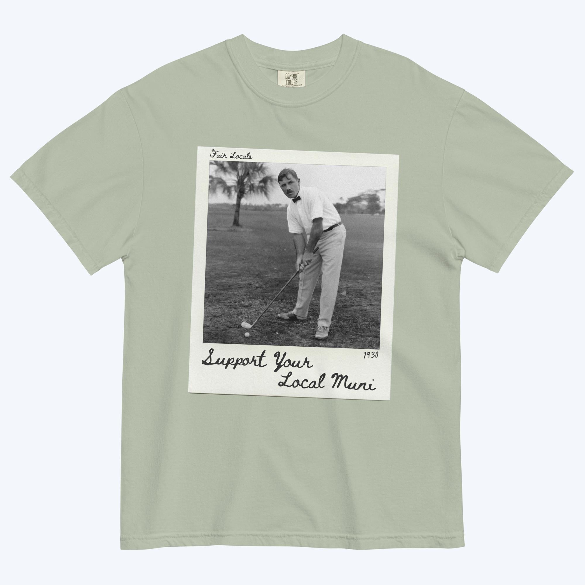 Support Your Local Muni Golf Tee