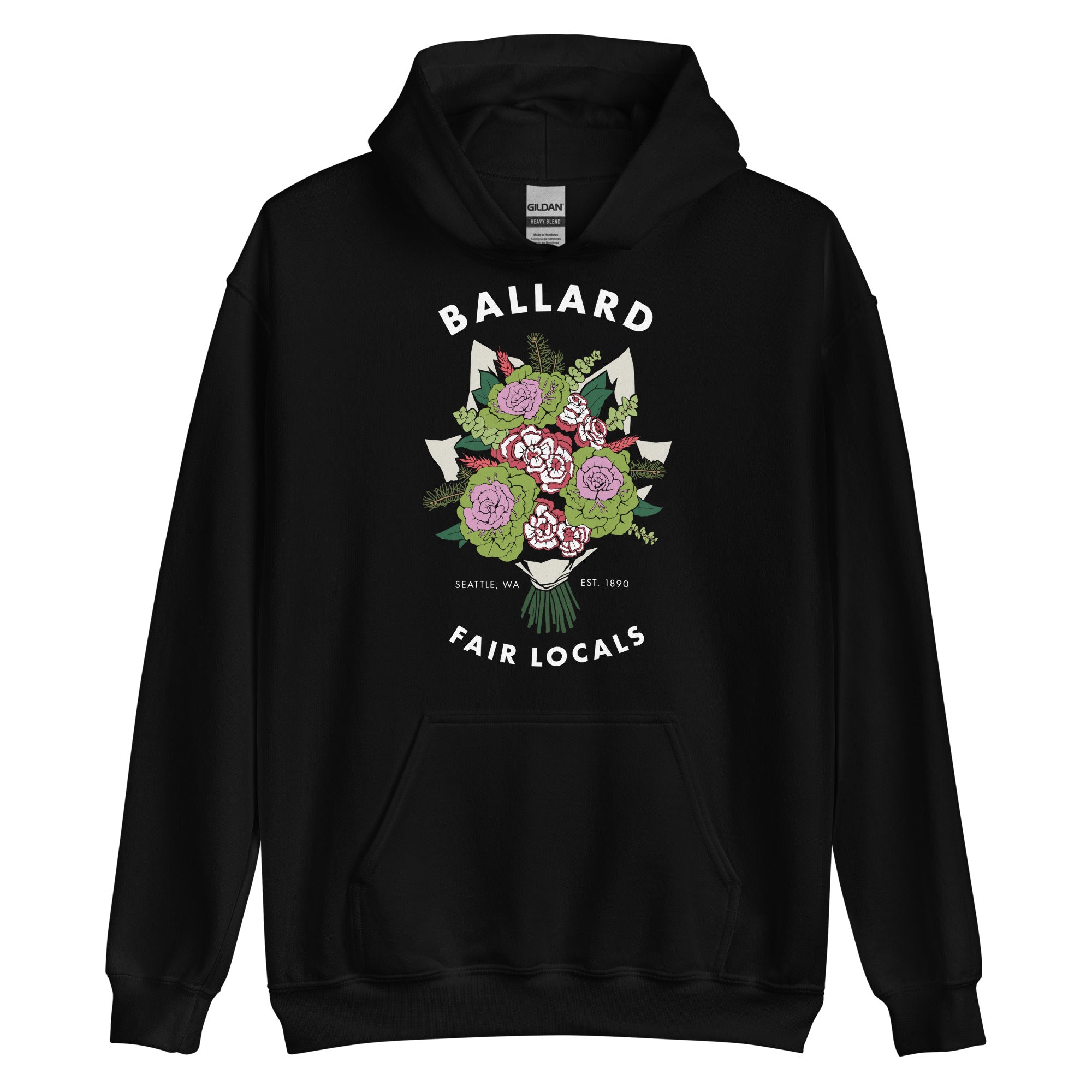 Flower Bouquet Hoodie - Ballard | Seattle, WA