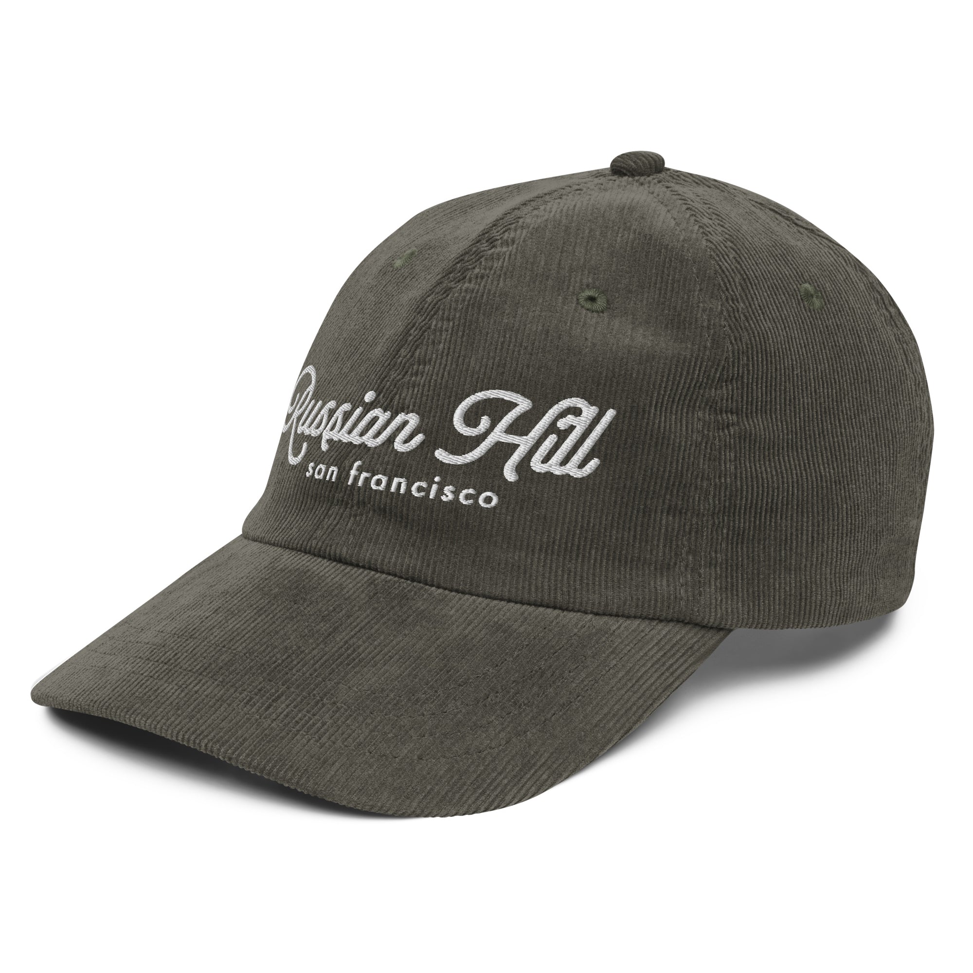 San Francisco Neighborhoods Corduroy Hat - Russian Hill