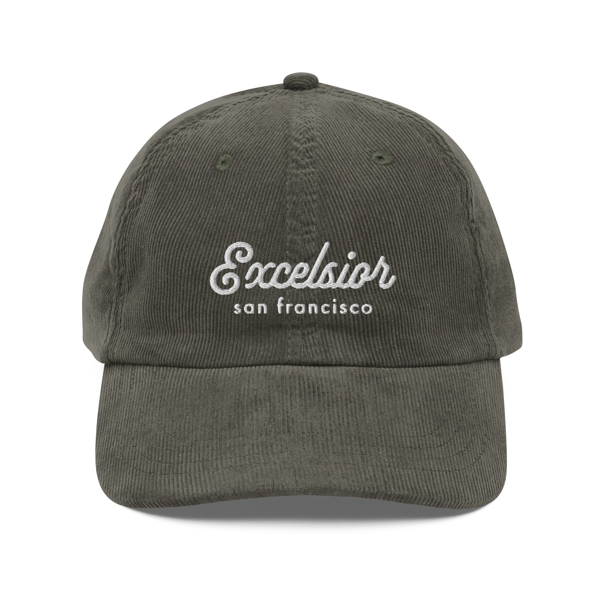 San Francisco Neighborhoods Corduroy Hat - Excelsior