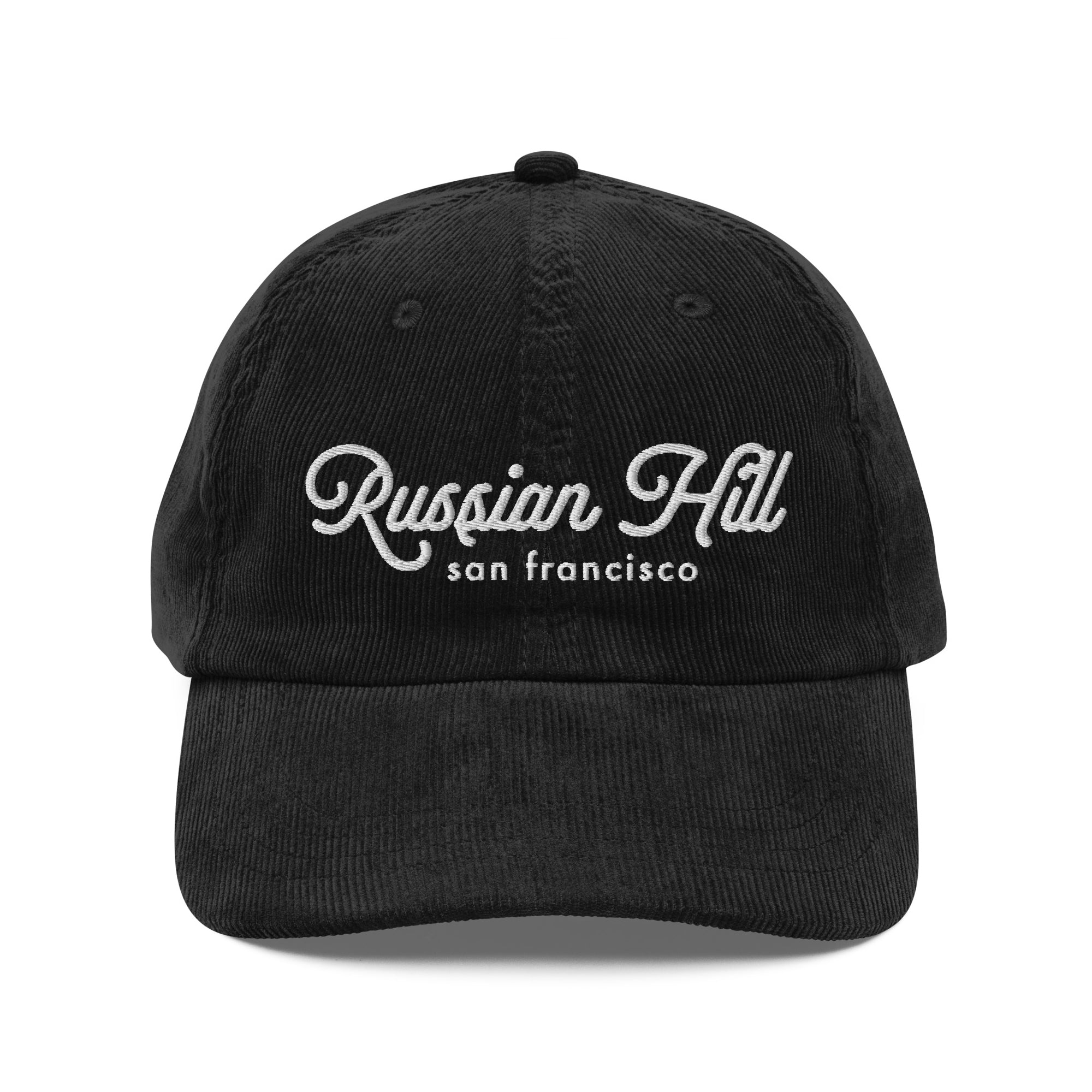San Francisco Neighborhoods Corduroy Hat - Russian Hill