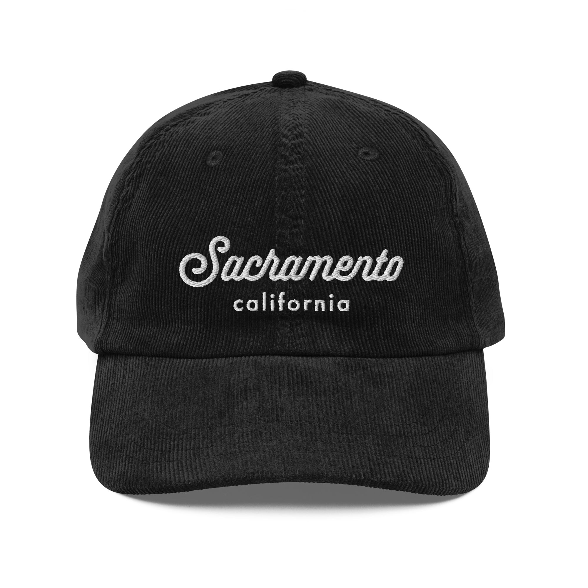 Script Corduroy Hat - Sacramento, CA