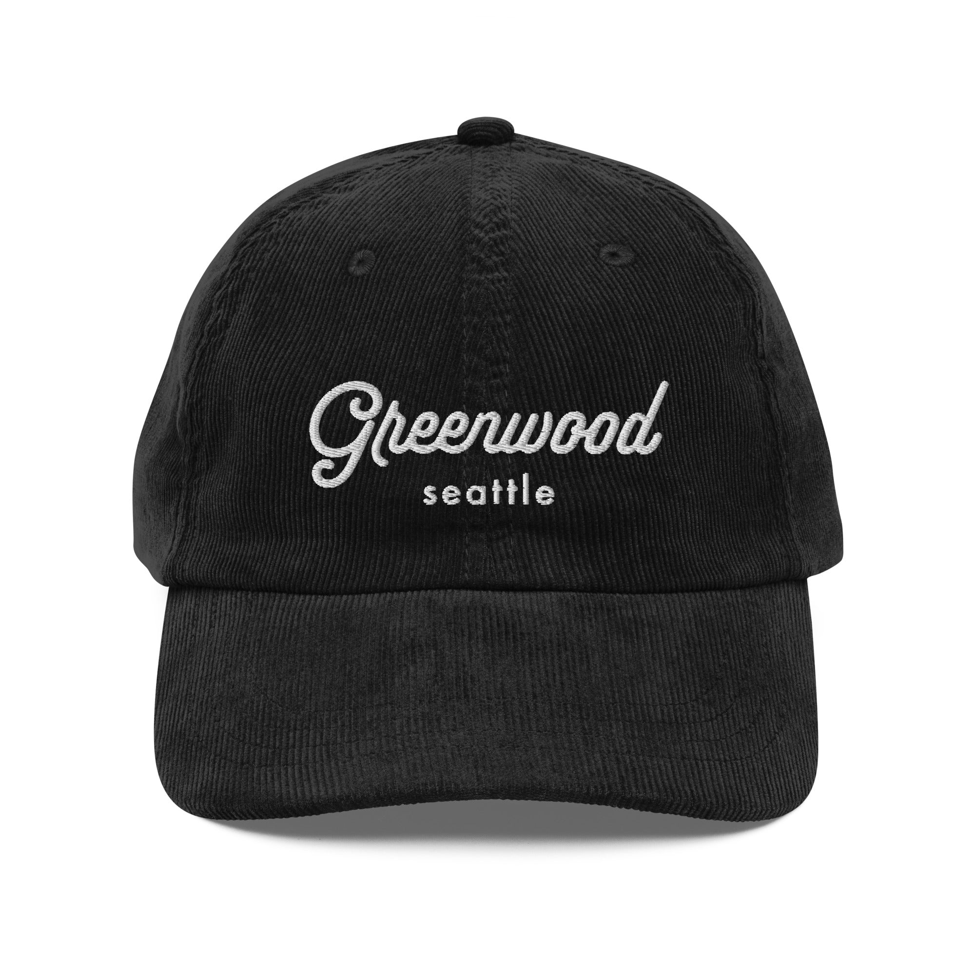 Seattle Neighborhoods Corduroy Hat - Greenwood