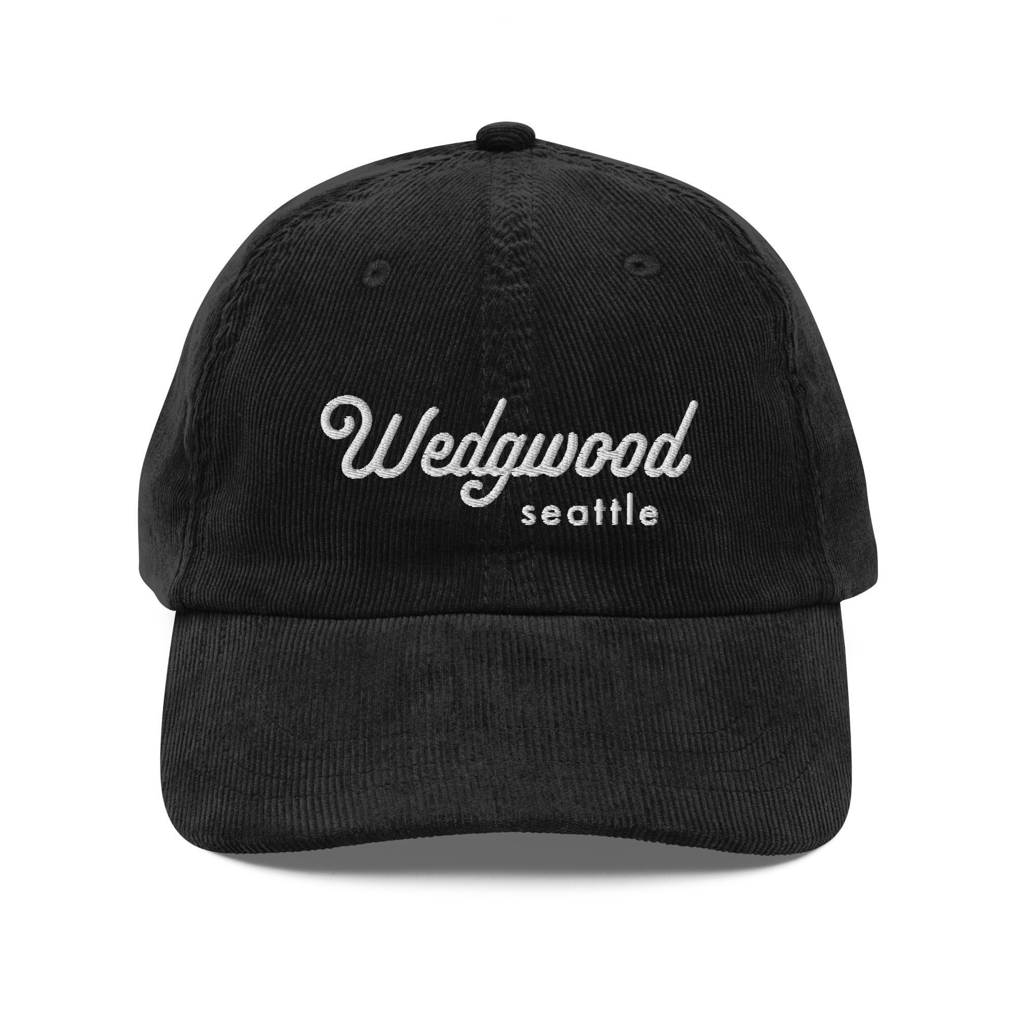 Seattle Neighborhoods Corduroy Hat - Wedgwood
