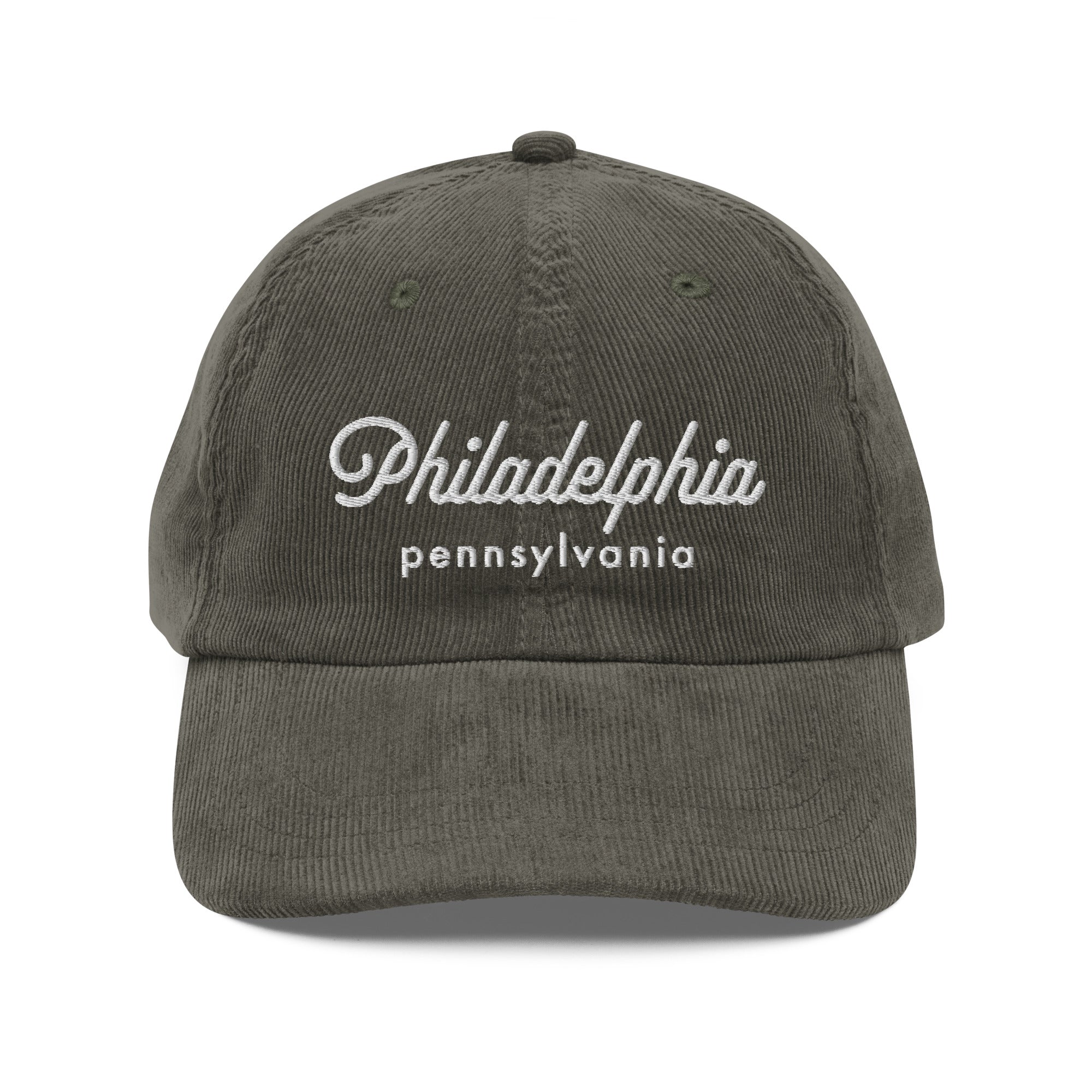 Script Corduroy Hat - Philadelphia, PA