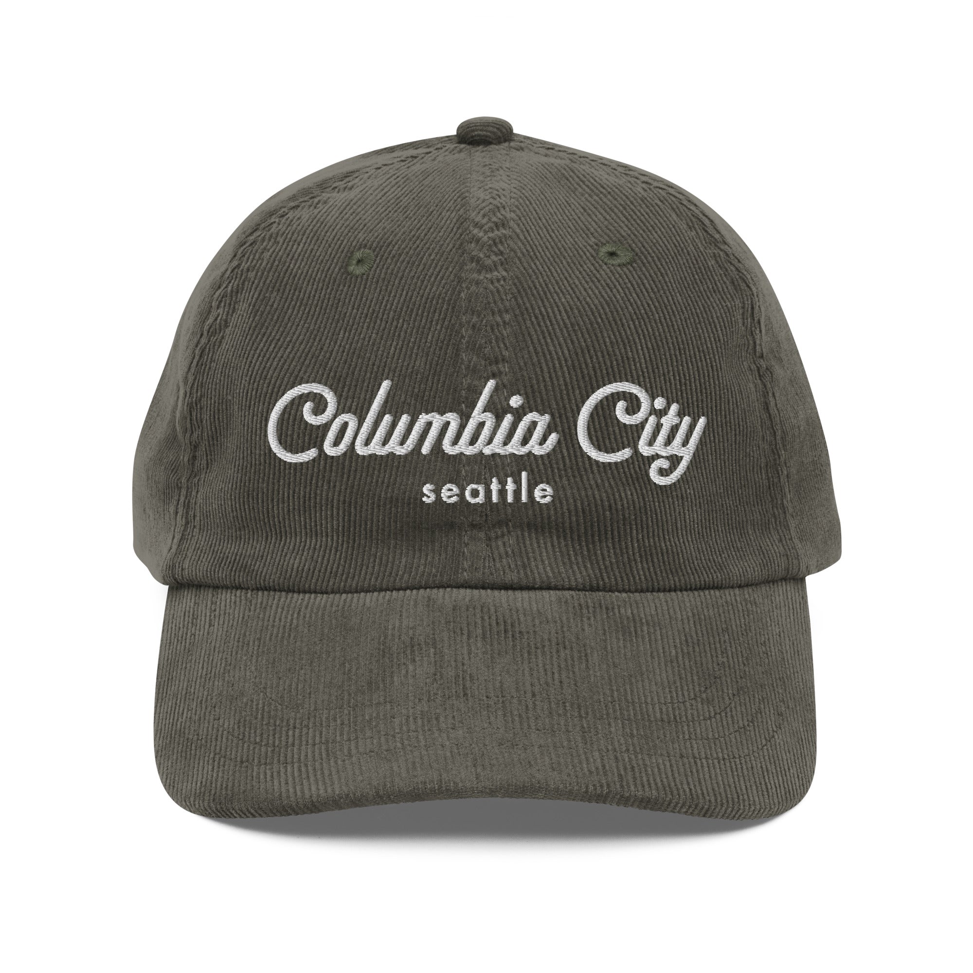 Seattle Neighborhoods Corduroy Hat - Columbia City