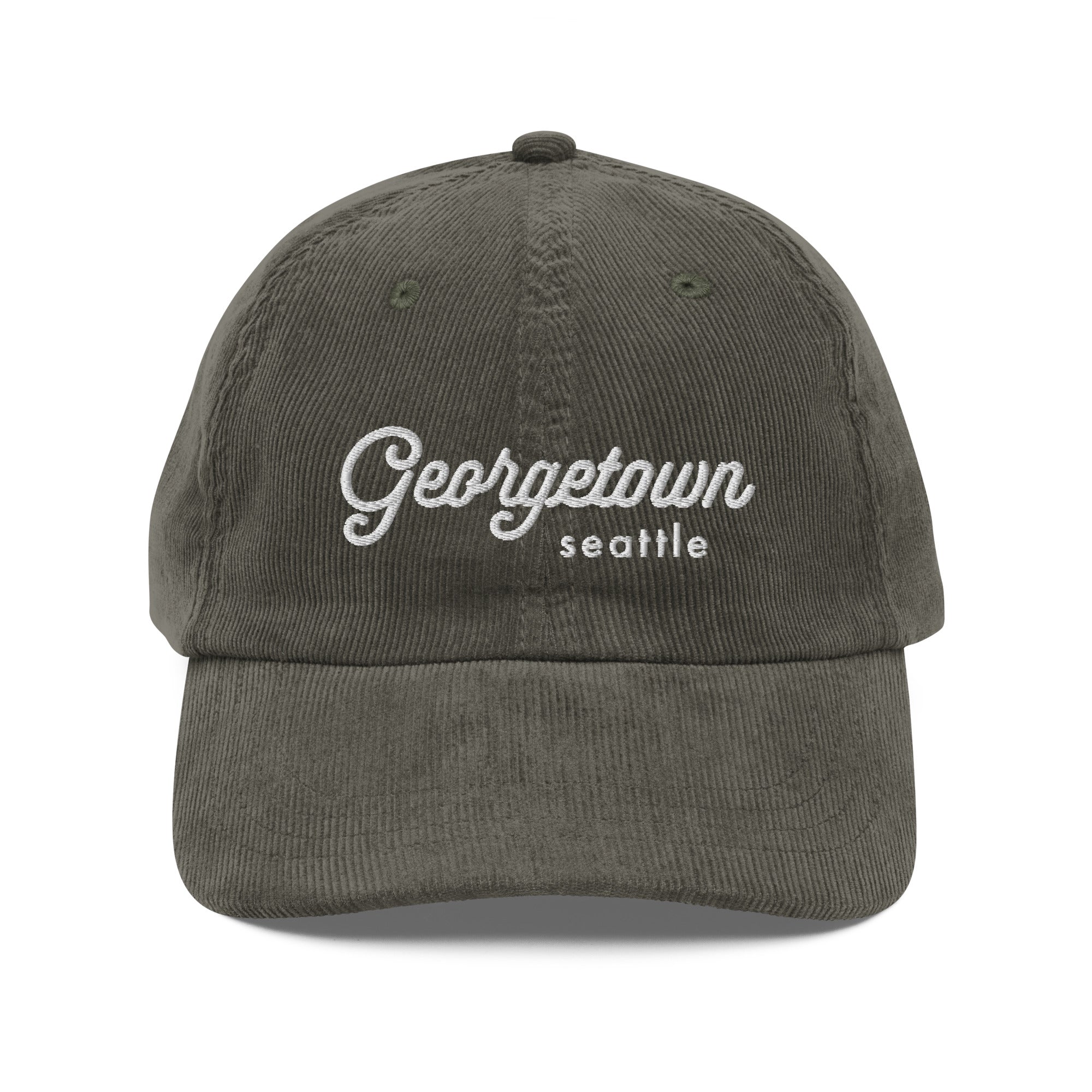 Seattle Neighborhoods Corduroy Hat - Georgetown