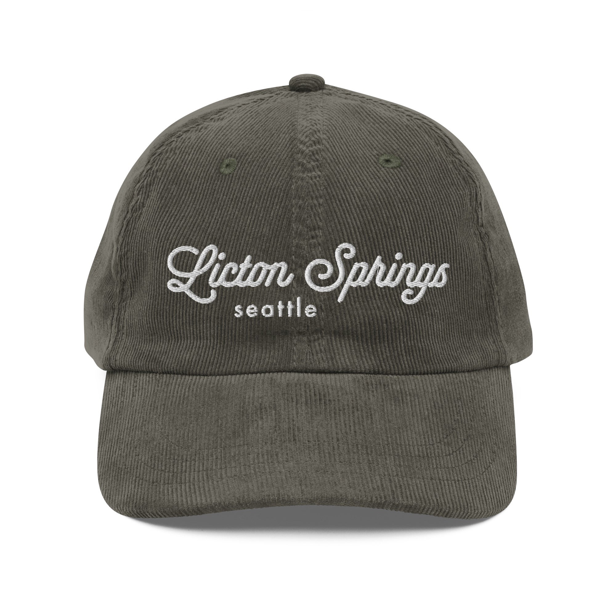 Seattle Neighborhoods Corduroy Hat - Licton Springs