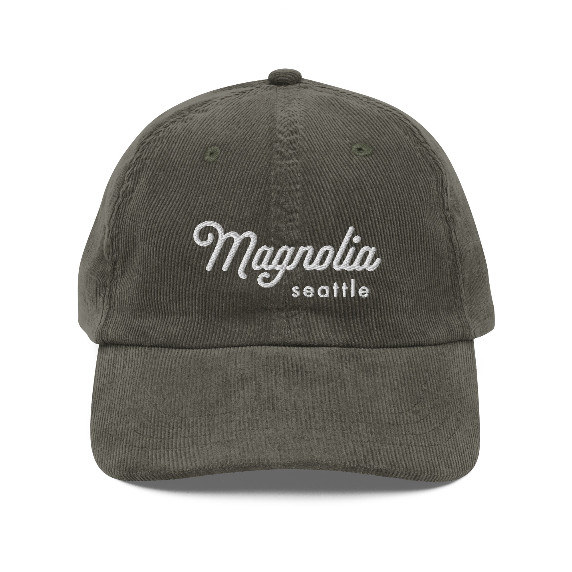 Seattle Neighborhoods Corduroy Hat - Magnolia