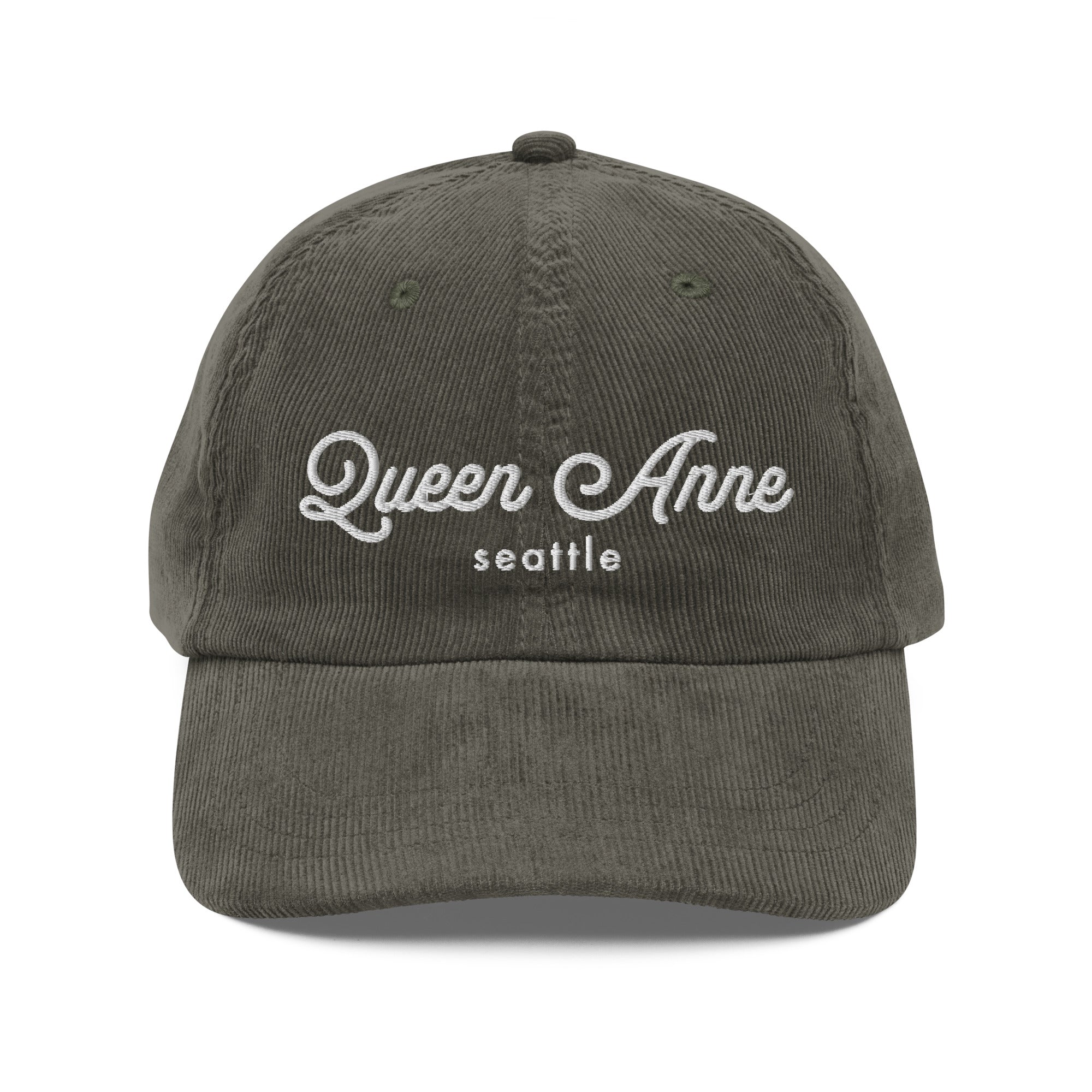 Seattle Neighborhoods Corduroy Hat - Queen Anne
