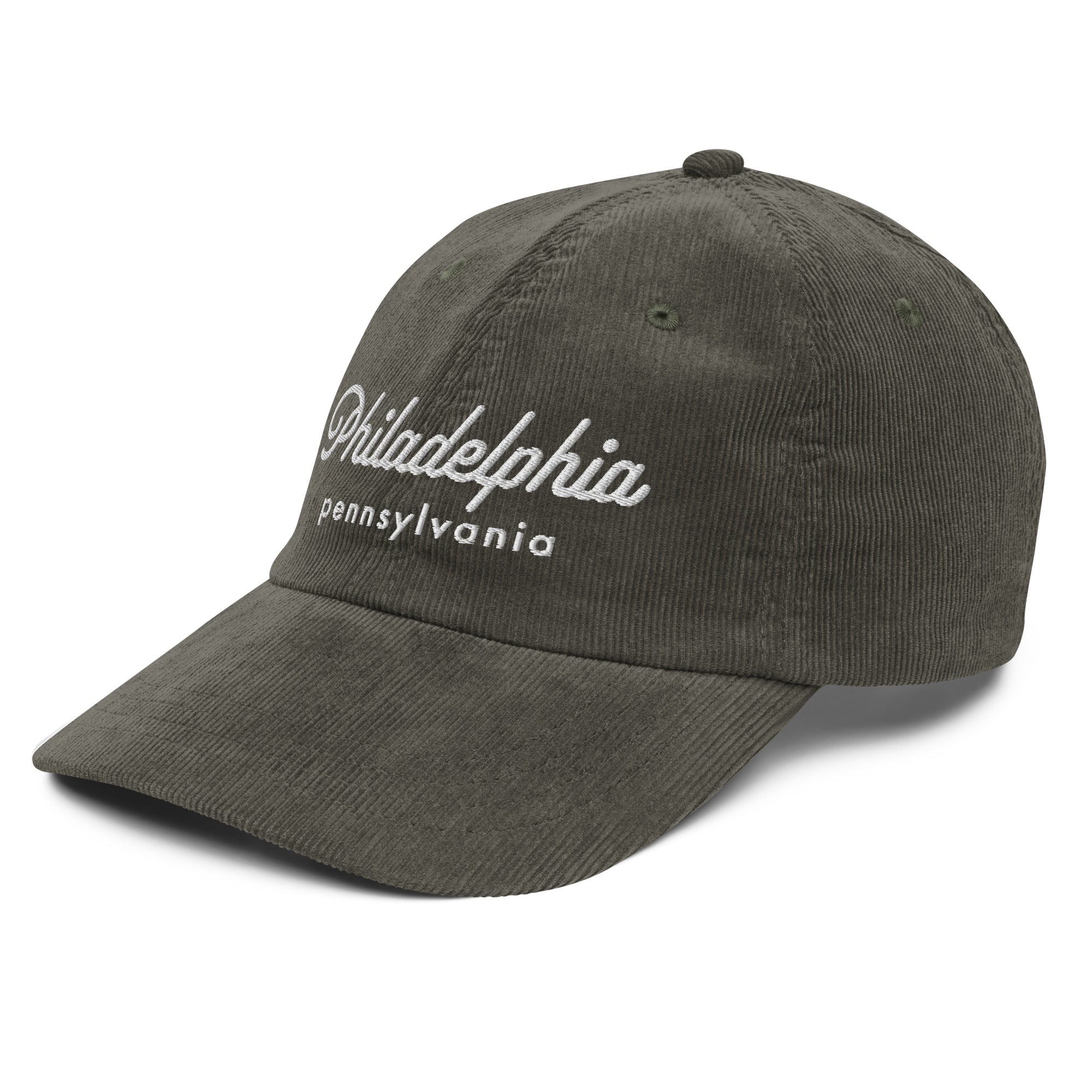 Script Corduroy Hat - Philadelphia, PA