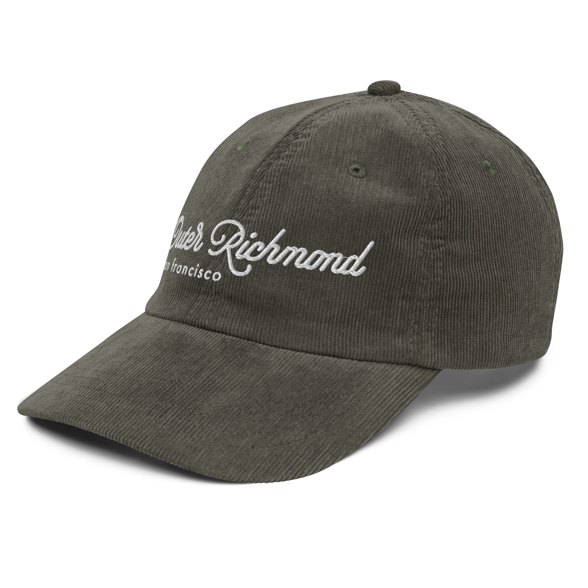 San Francisco Neighborhoods Corduroy Hat - Outer Richmond