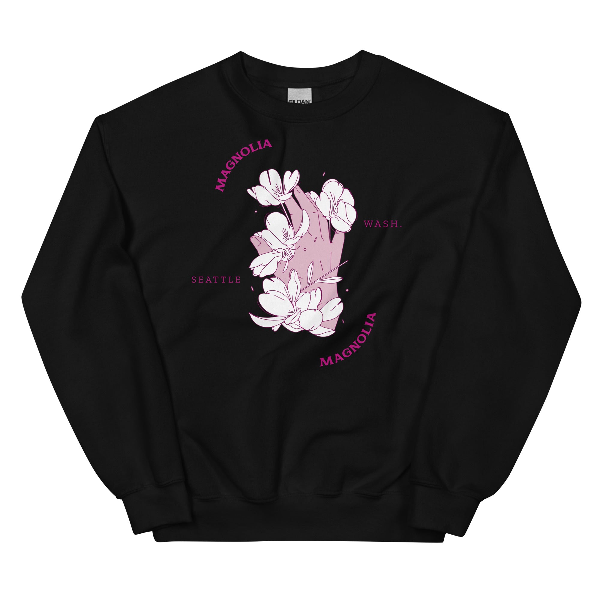 Flower Pedals Crew Neck Sweatshirt - Magnolia | Seattle, WA