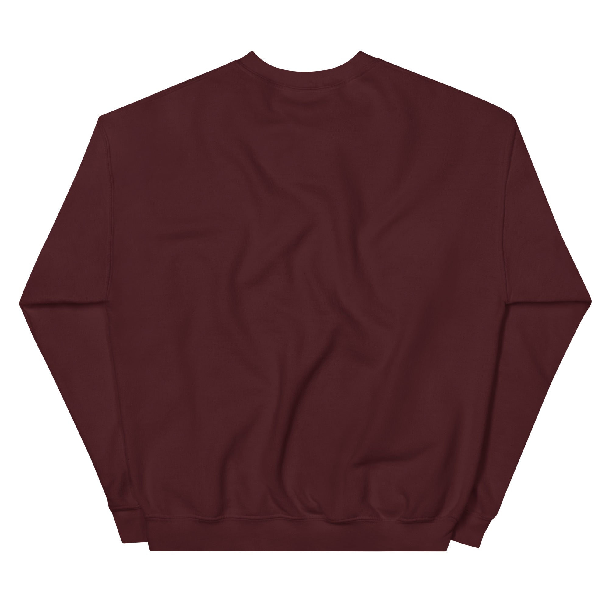 Maroon crew neck outlet sweatshirt