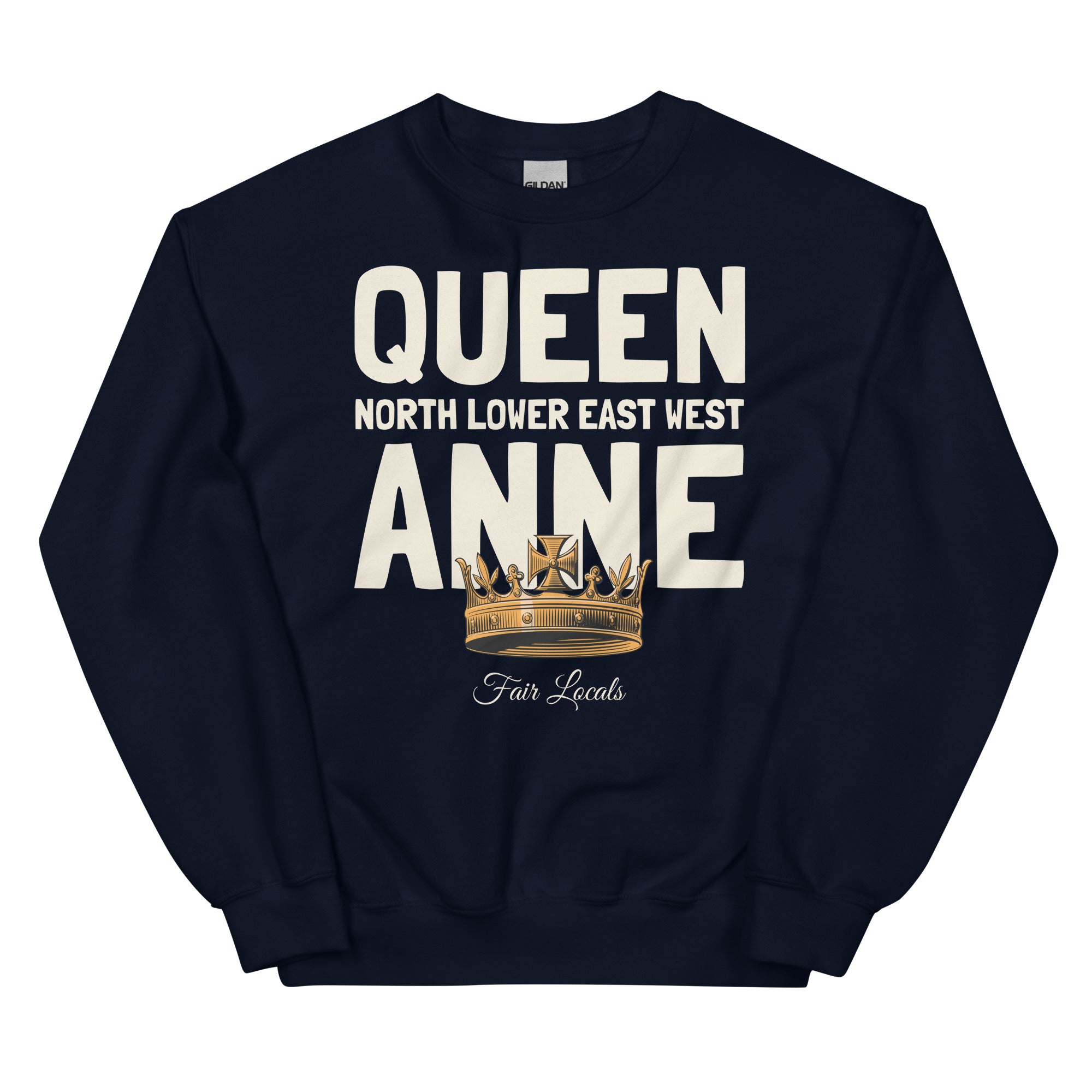 The Crown Crew Neck Sweatshirt - Queen Anne | Seattle, WA
