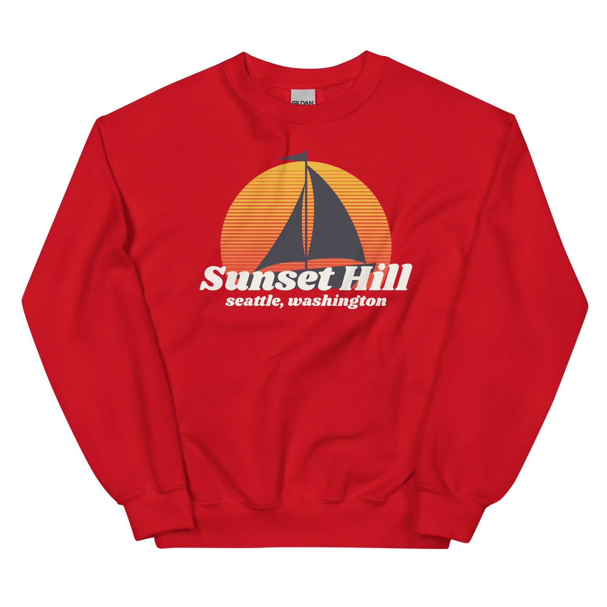 Sundown Crew Neck Sweatshirt - Sunset Hill | Seattle, WA