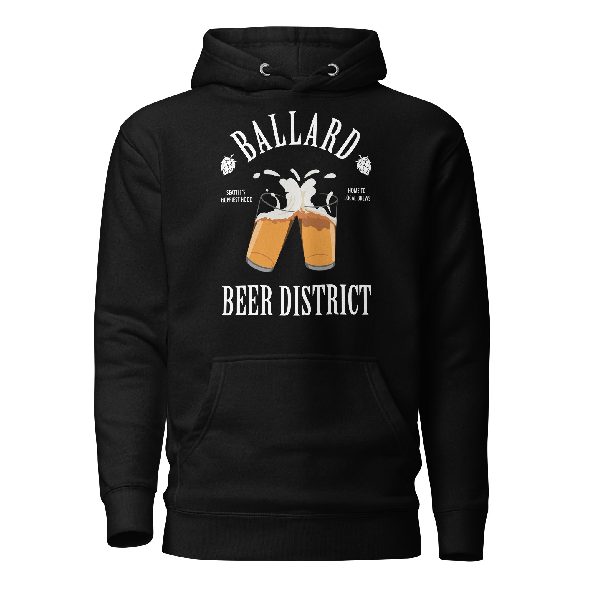 Beer District Hoodie - Ballard | Seattle, WA