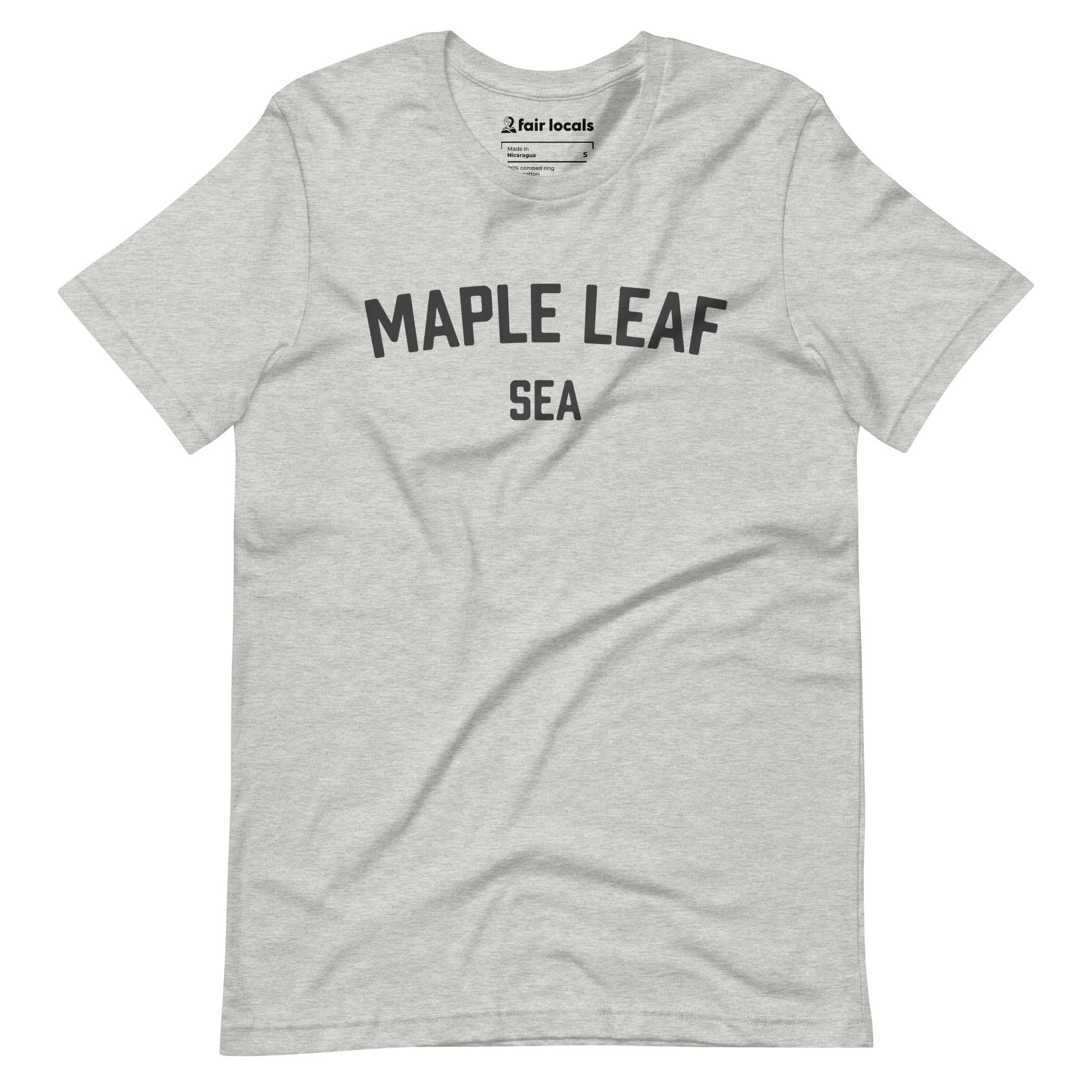Arches T-Shirt (Grey) - Maple Leaf | Seattle, WA