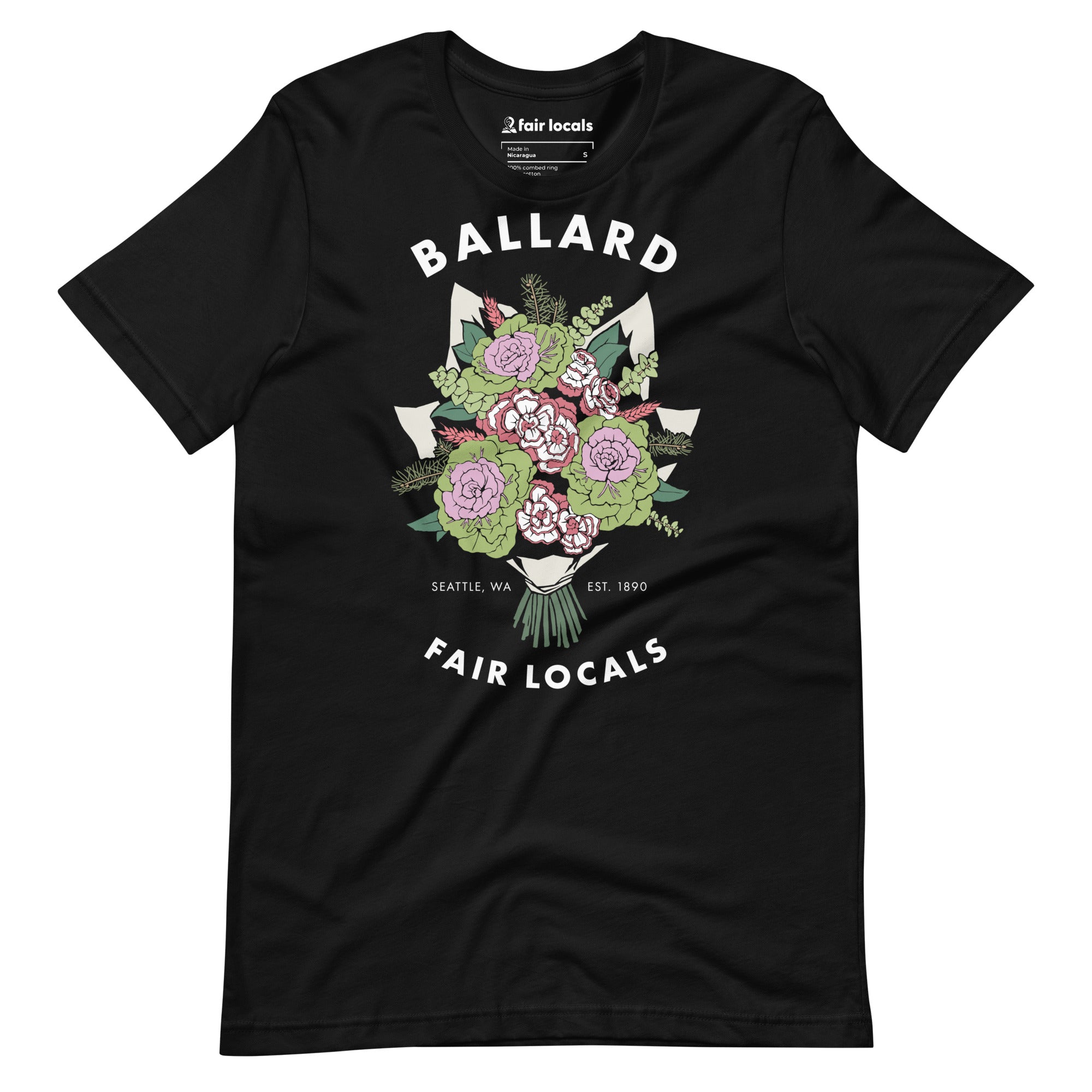 Flower Bouquet T-Shirt - Ballard | Seattle, WA