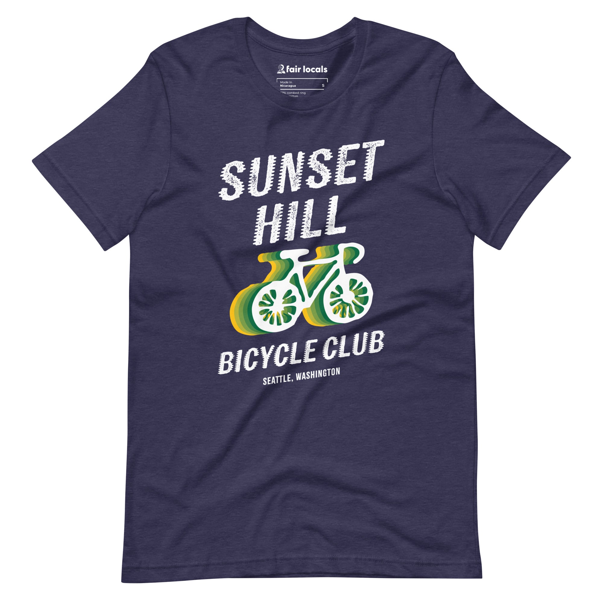 Bicycle Club T-Shirt - Sunset Hill | Seattle, WA