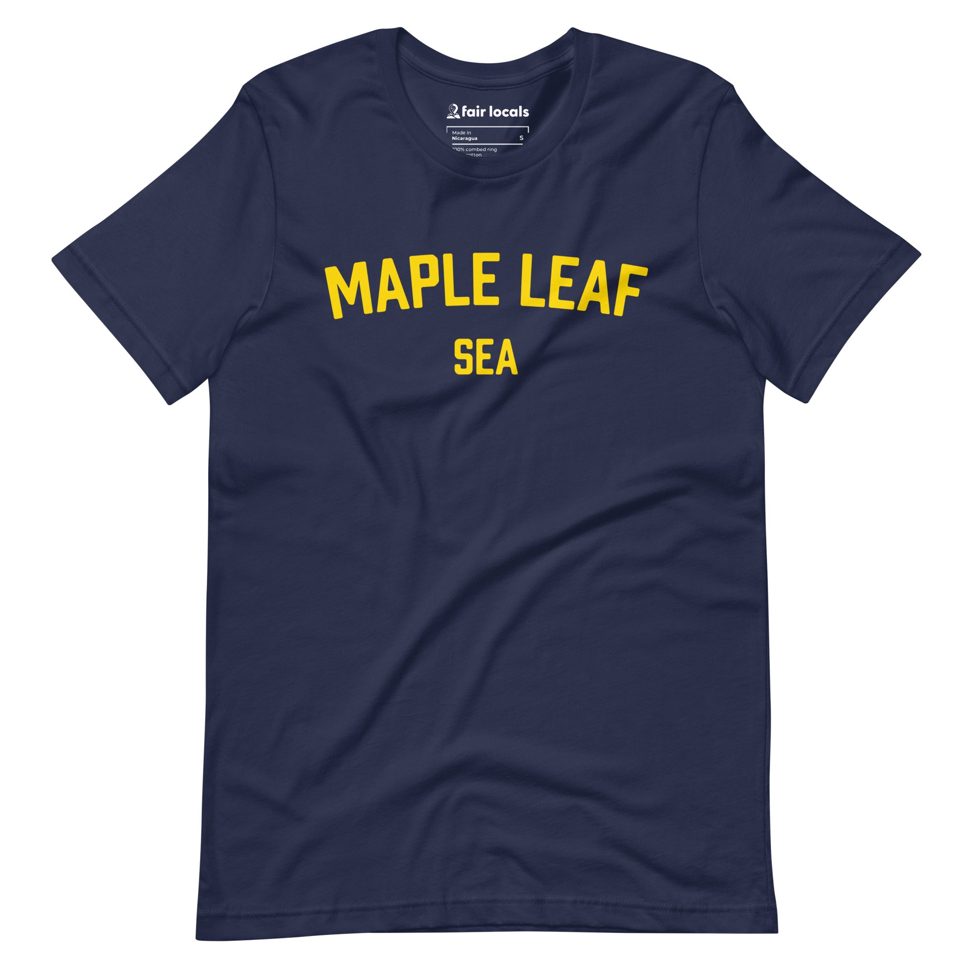 Arches T-Shirt (Navy) - Maple Leaf | Seattle, WA