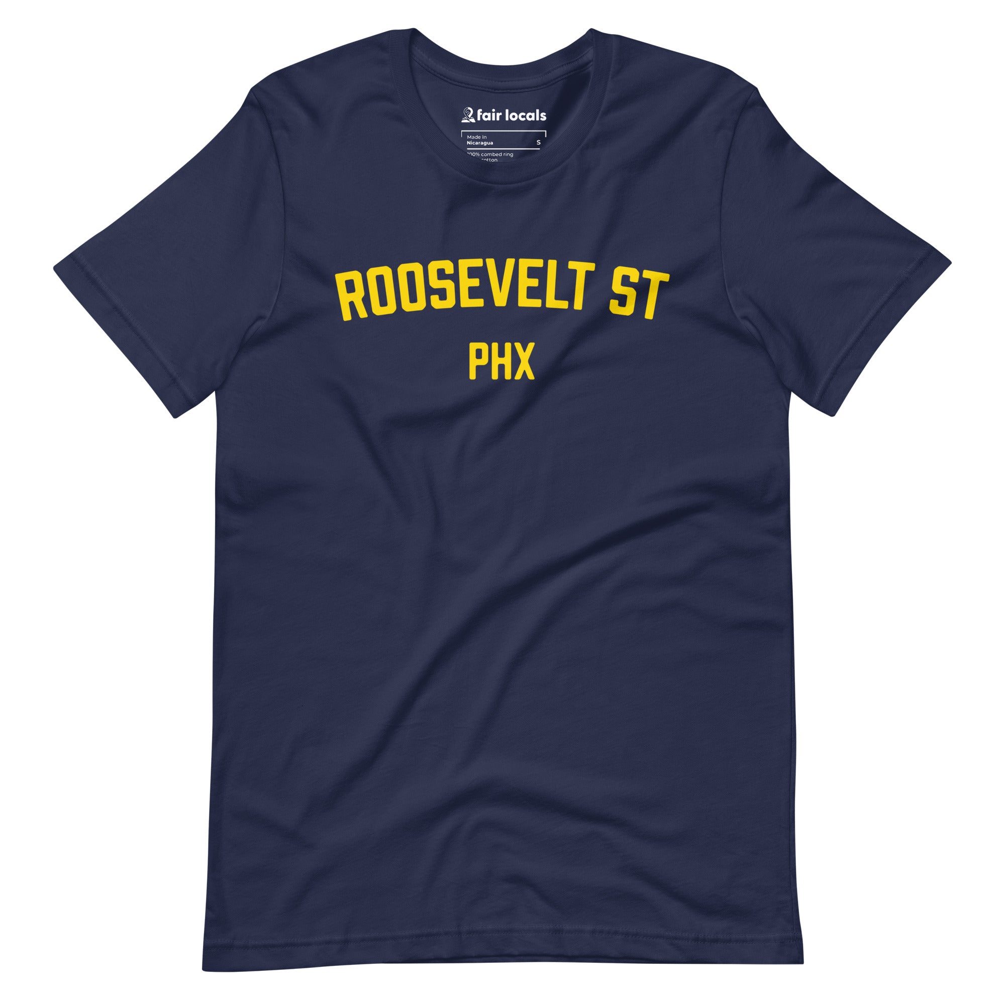 Arches T-Shirt (Navy) - Roosevelt St. | Phoenix, AZ