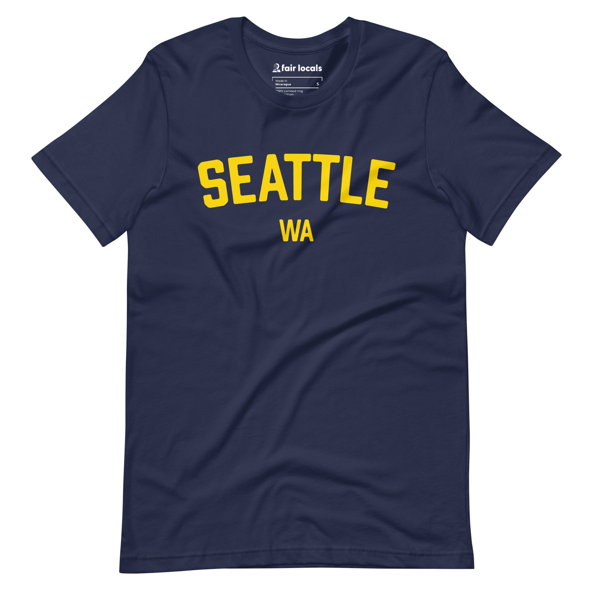 Arches T-Shirt (Navy) - Seattle, WA