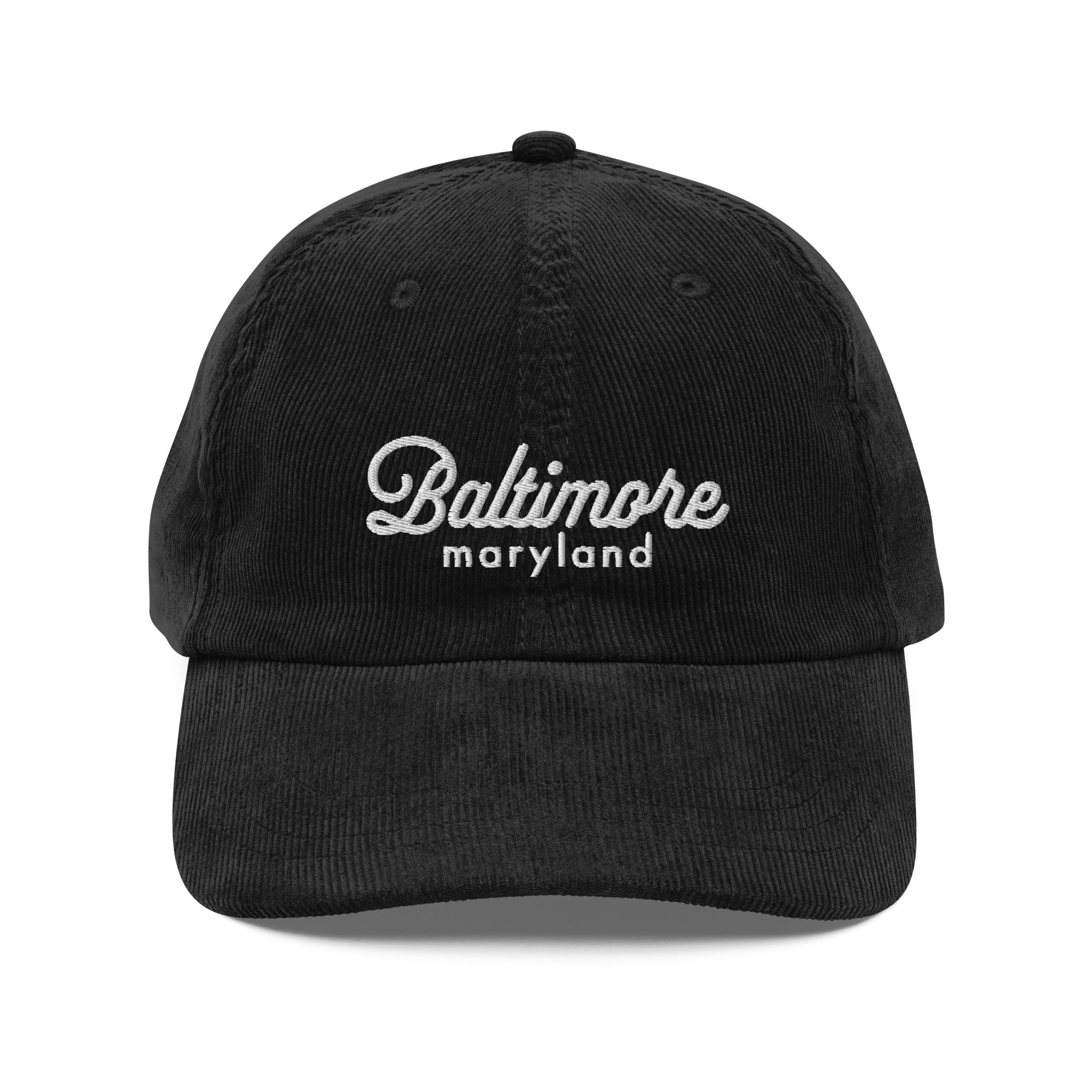 Script Corduroy Hat - Baltimore, MD