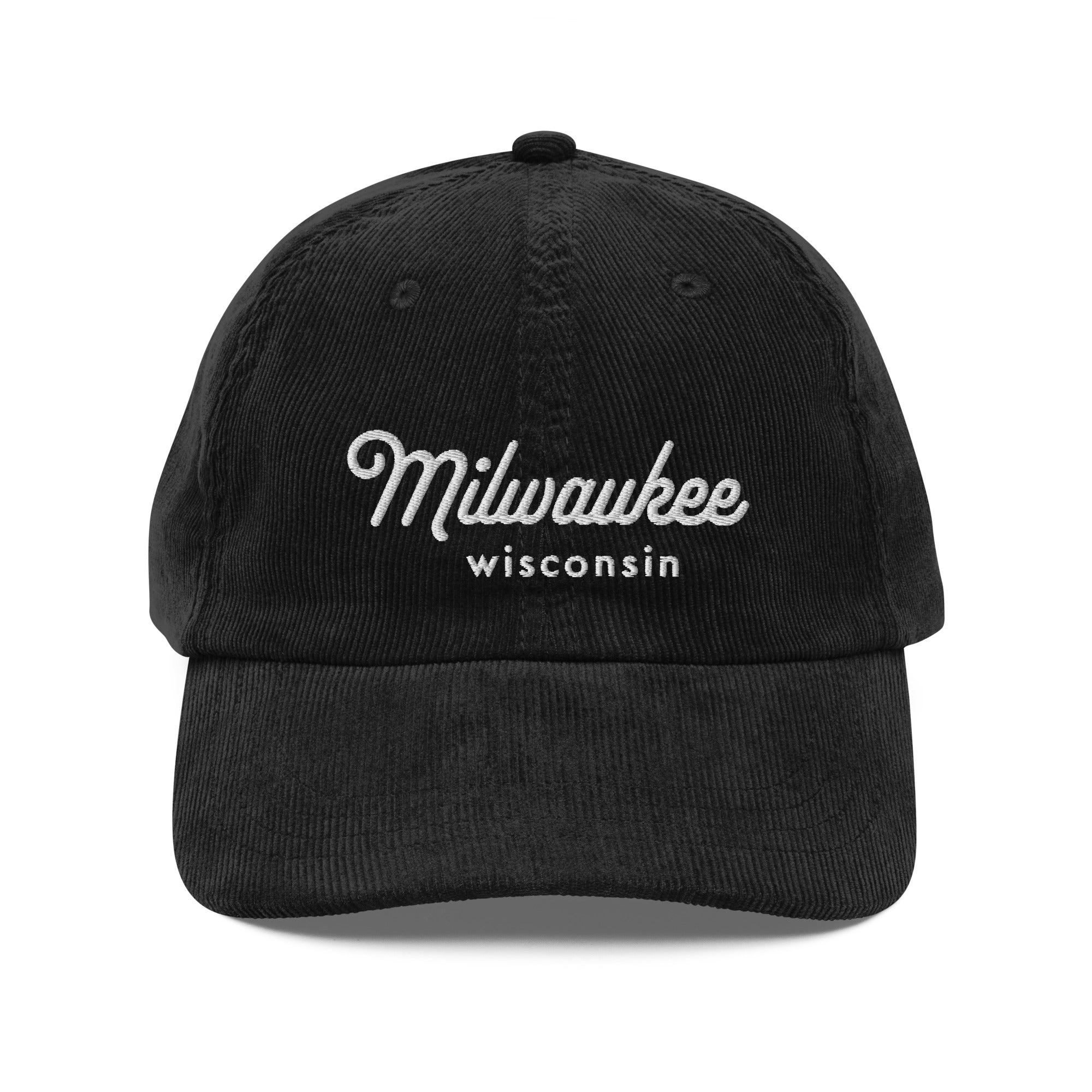 Script Corduroy Hat - Milwaukee, WI