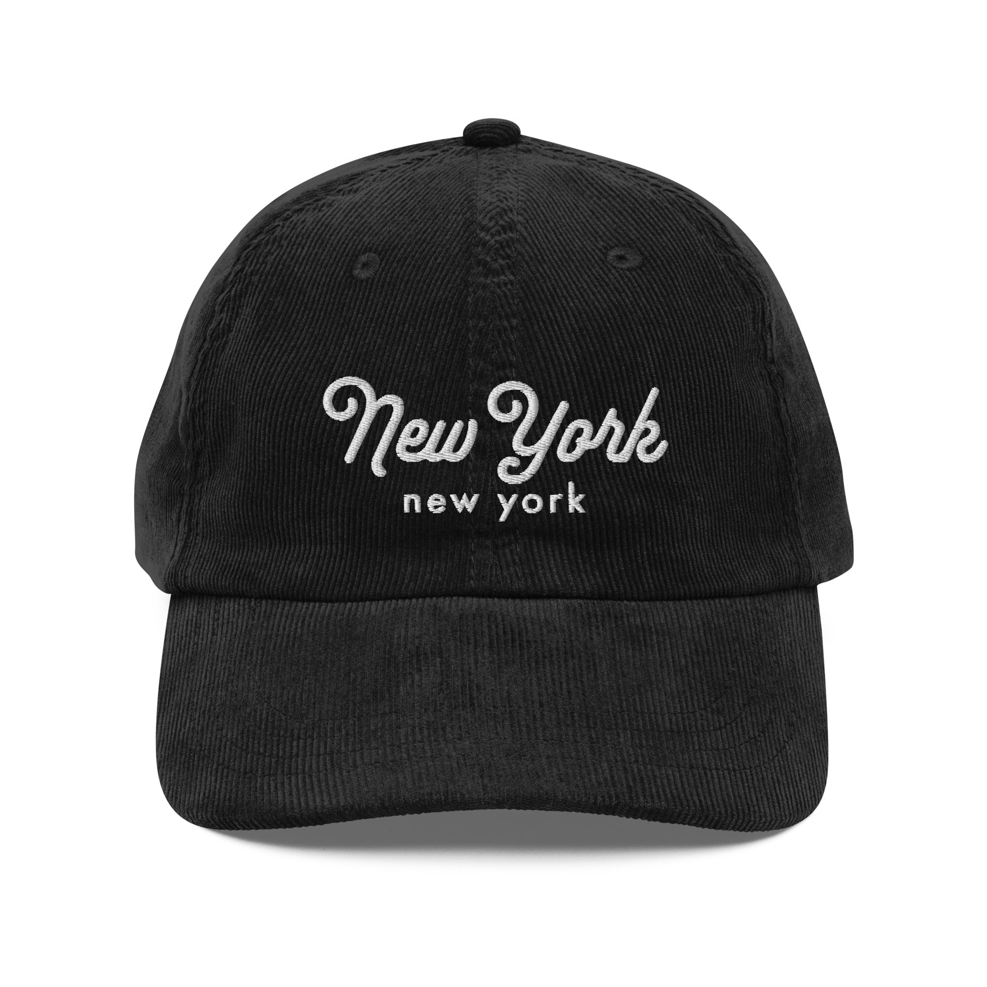 Script Corduroy Hat - New York, NY