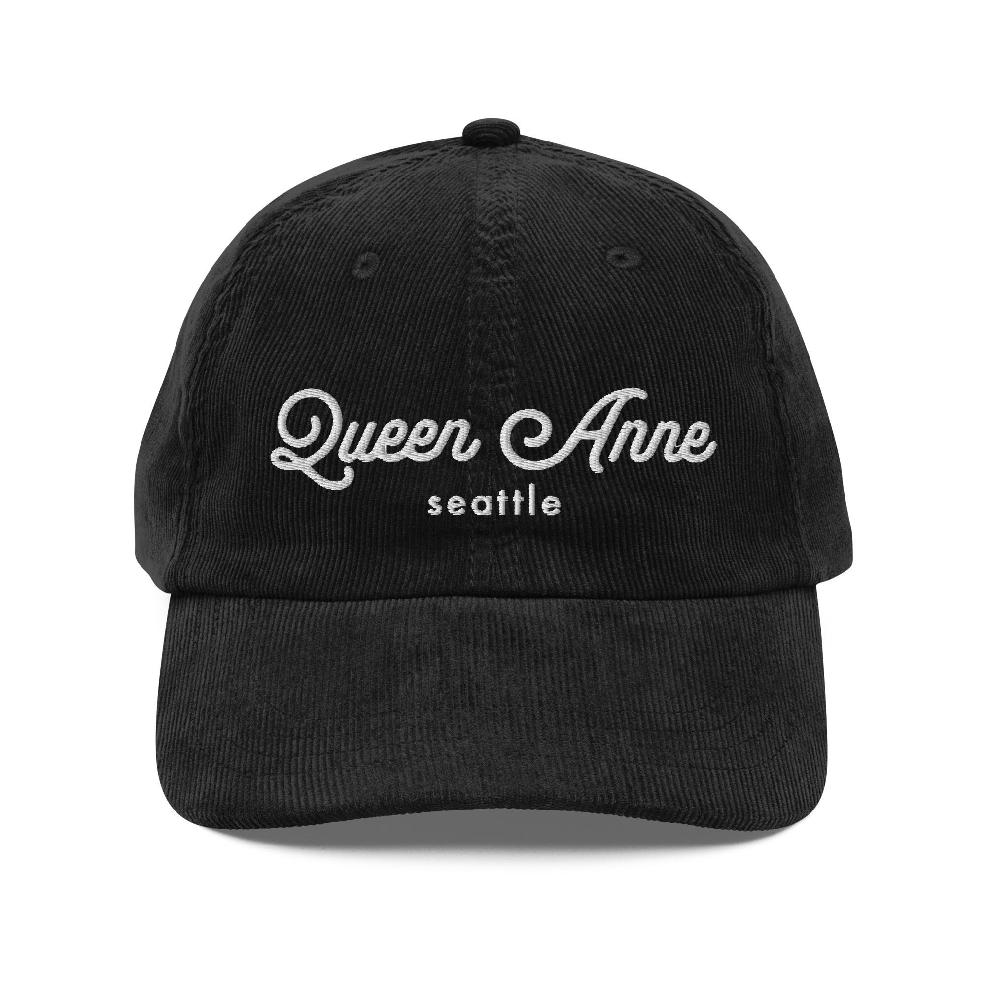 Script Corduroy Hat - Queen Anne | Seattle, WA
