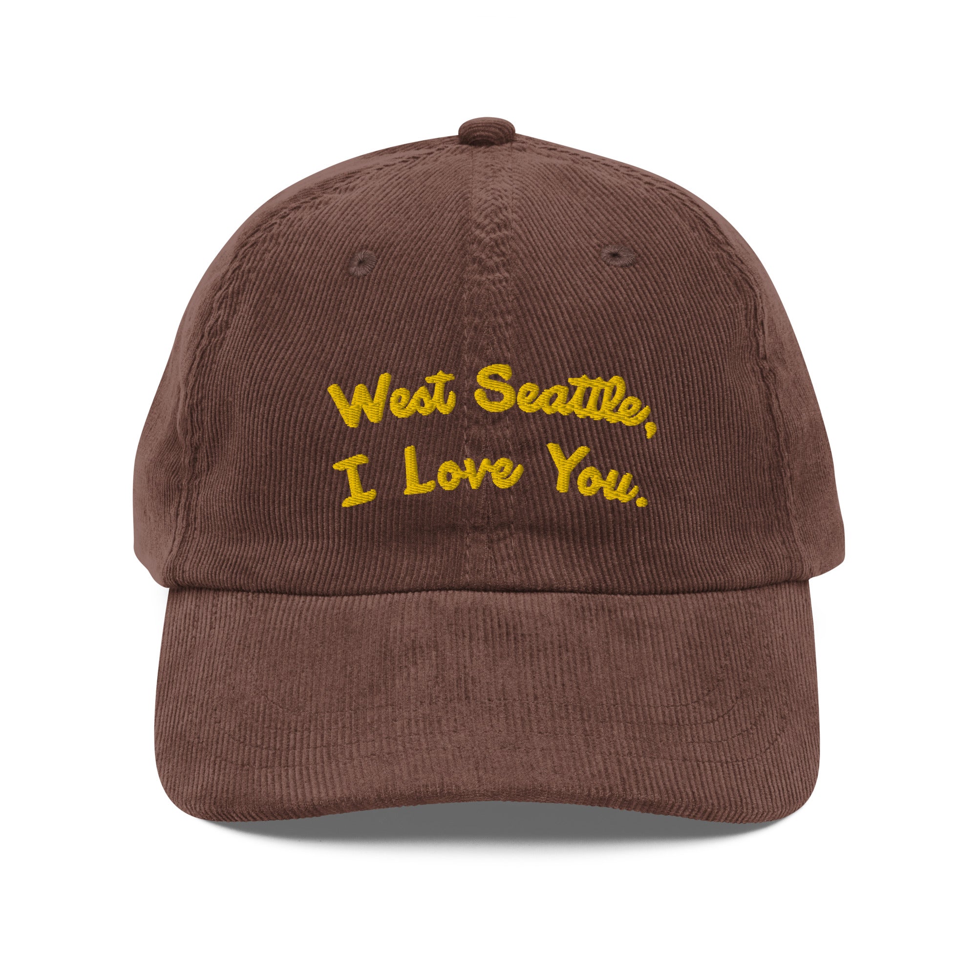 I Love You Corduroy Hat - West Seattle | Seattle, WA
