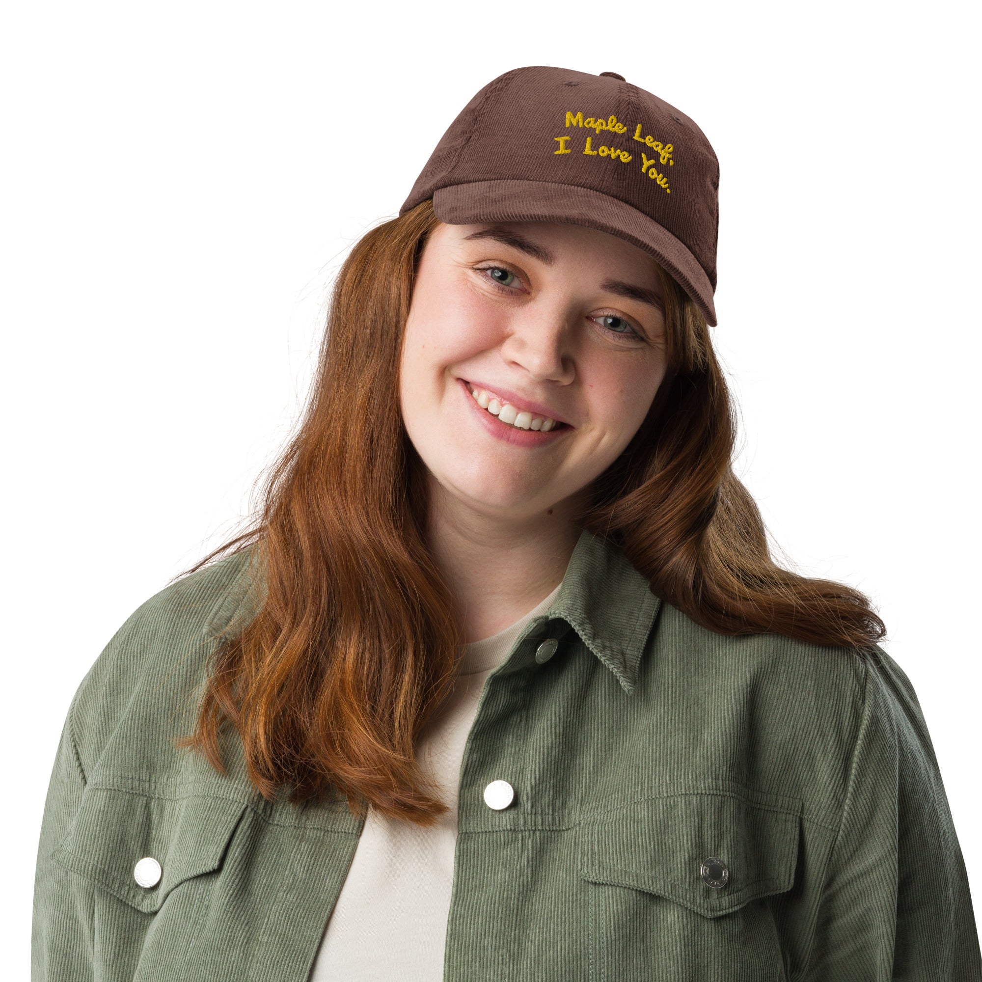 I Love You Corduroy Hat - Maple Leaf | Seattle, WA