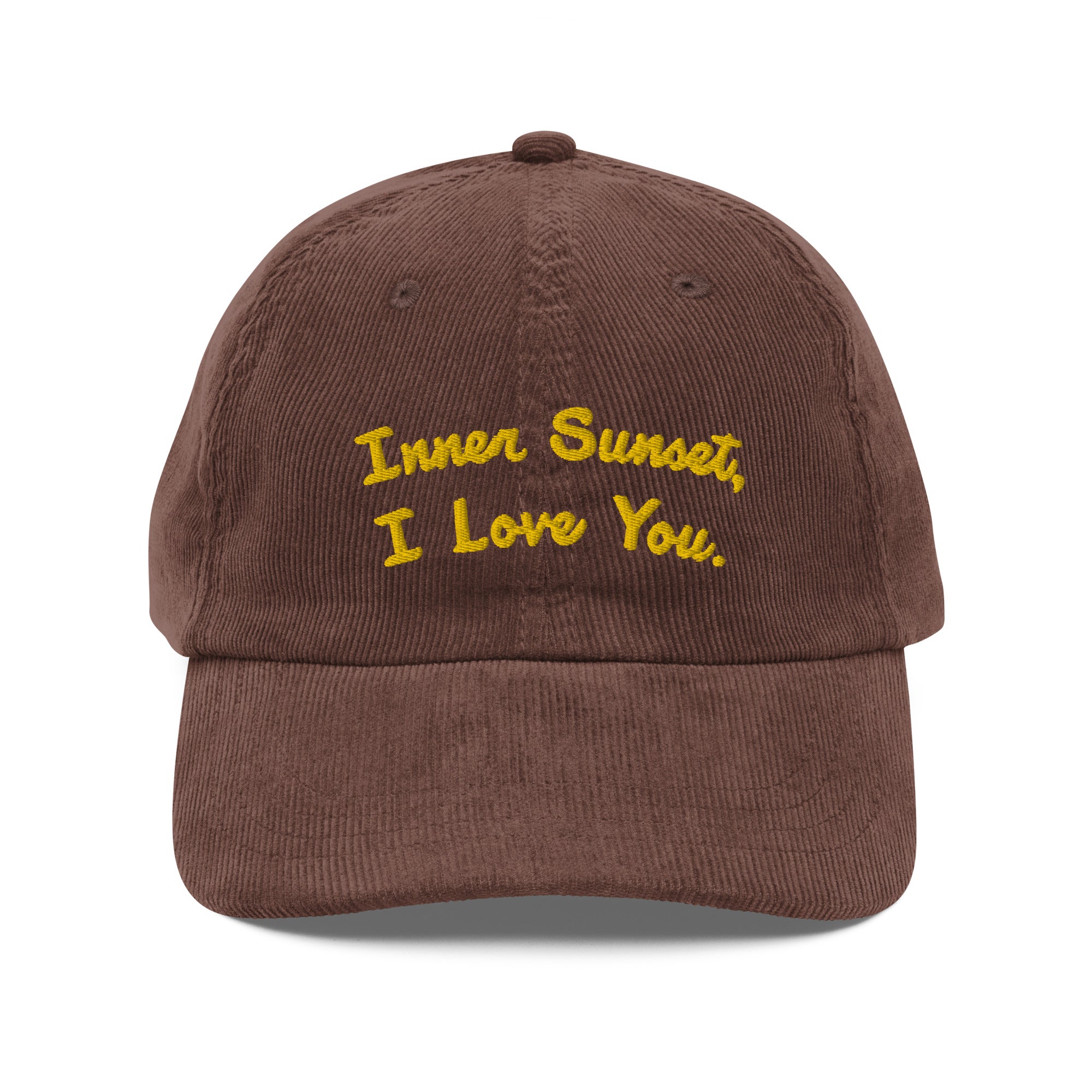 I Love You Corduroy Hat - Inner Sunset | San Francisco, CA