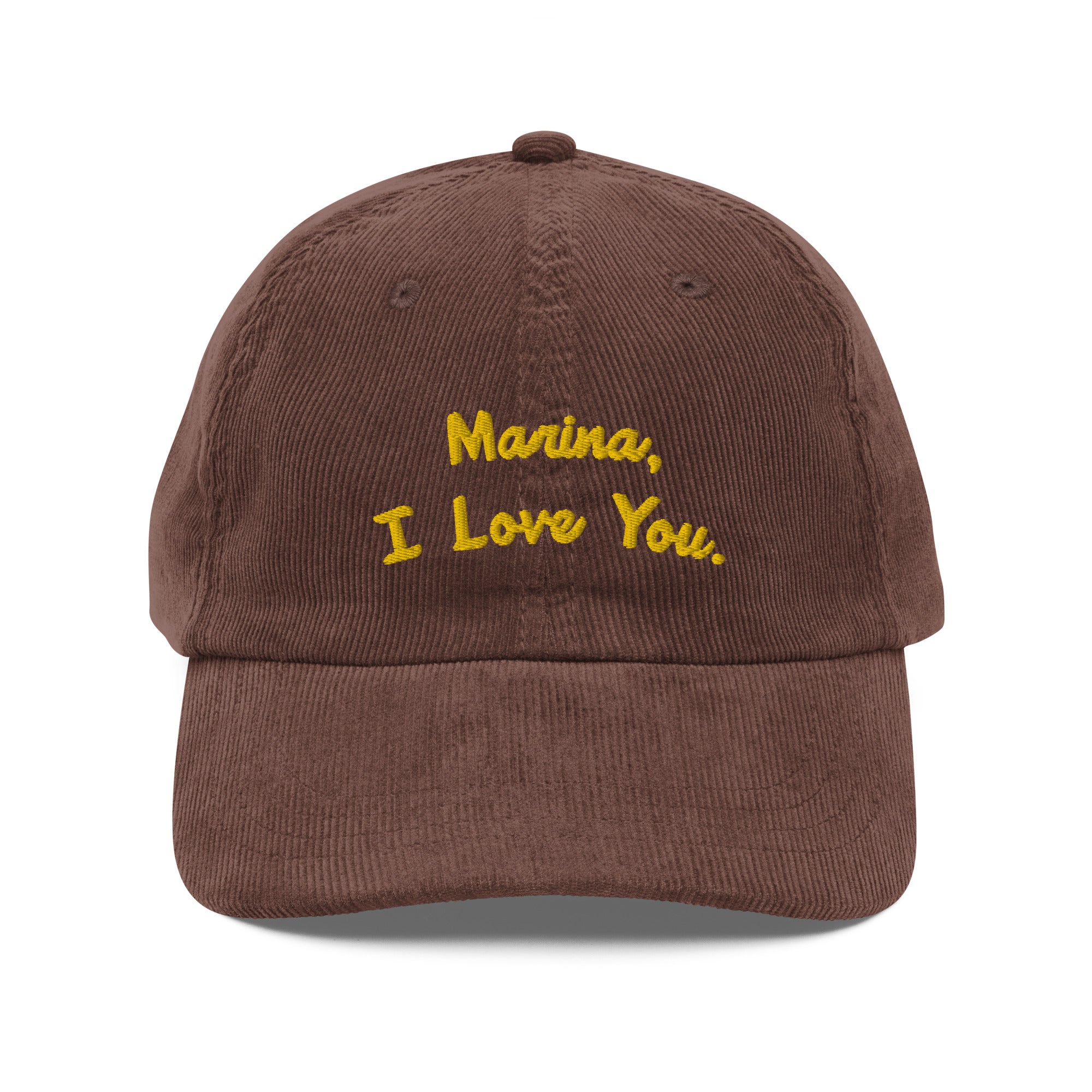 I Love You Corduroy Hat - Marina | San Francisco, CA