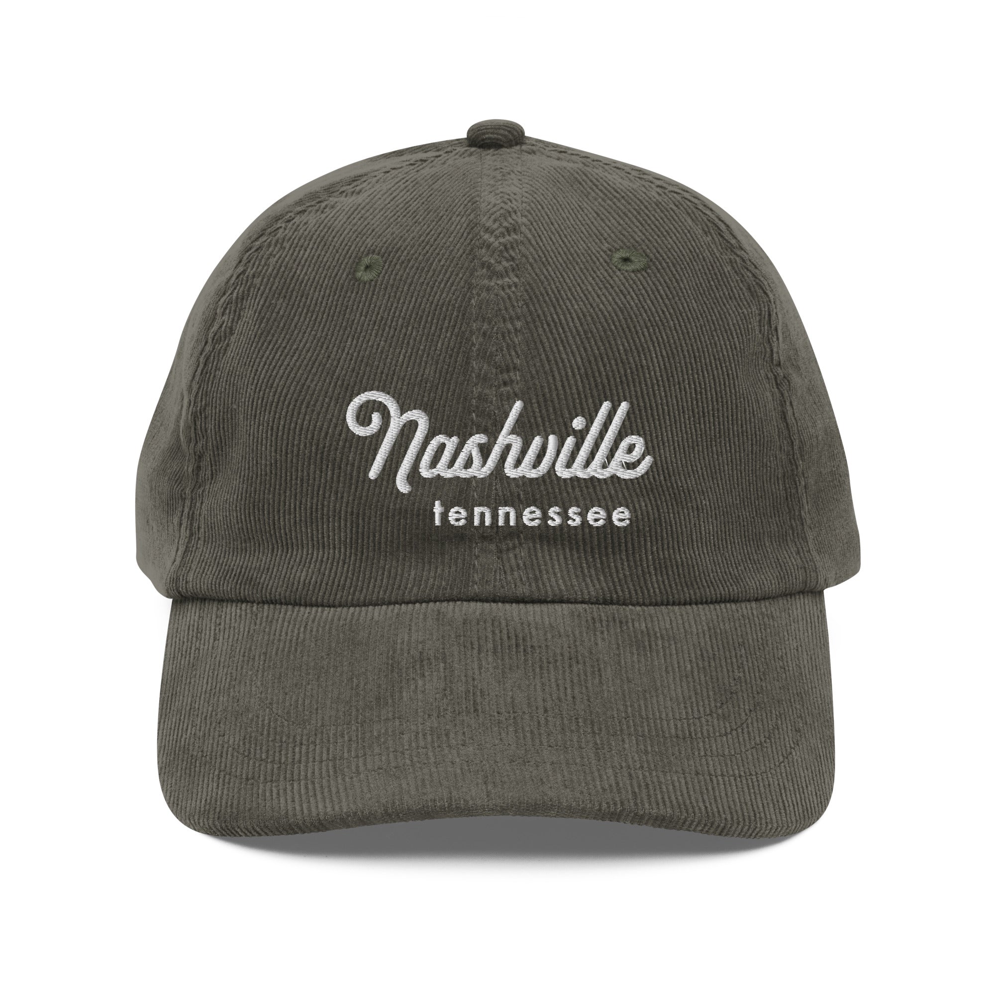 Script Corduroy Hat - Nashville, TN