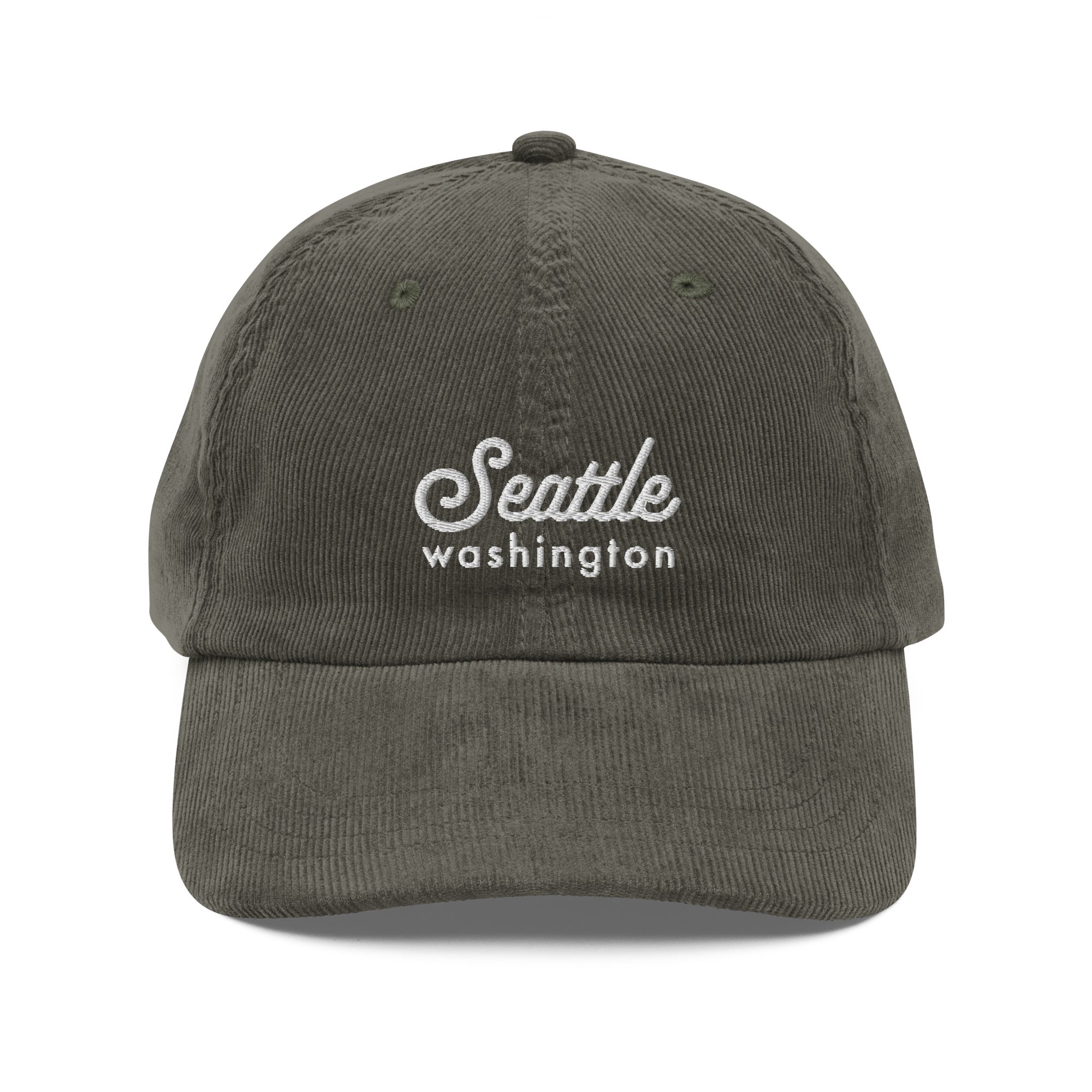 Script Corduroy Hat - Seattle, WA