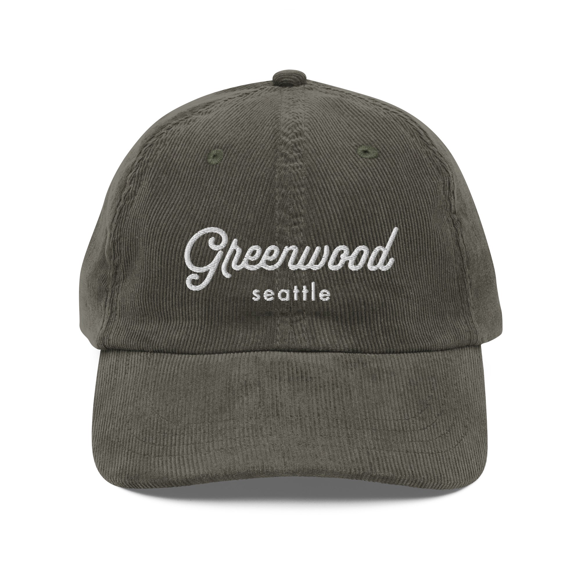 Seattle Neighborhoods Corduroy Hat - Greenwood