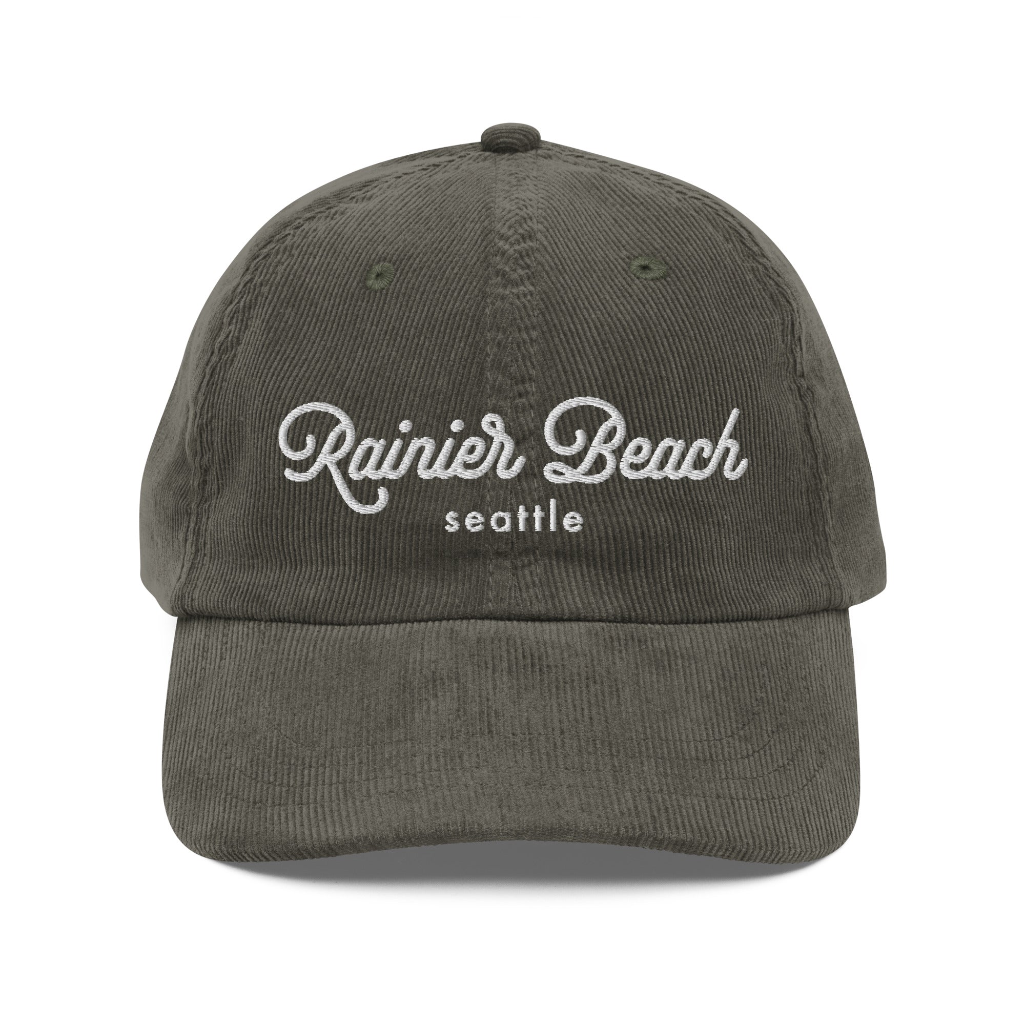 Script Corduroy Hat - Rainier Beach | Seattle, WA