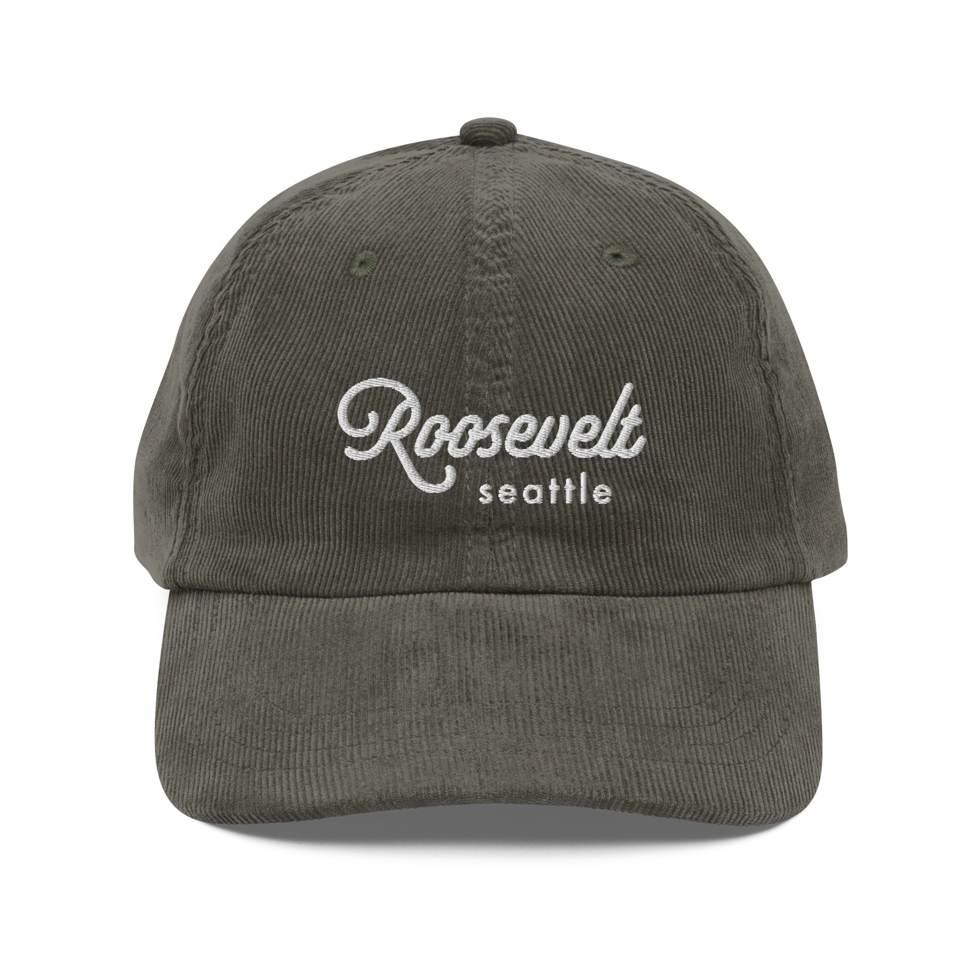 Seattle Neighborhoods Corduroy Hat - Roosevelt